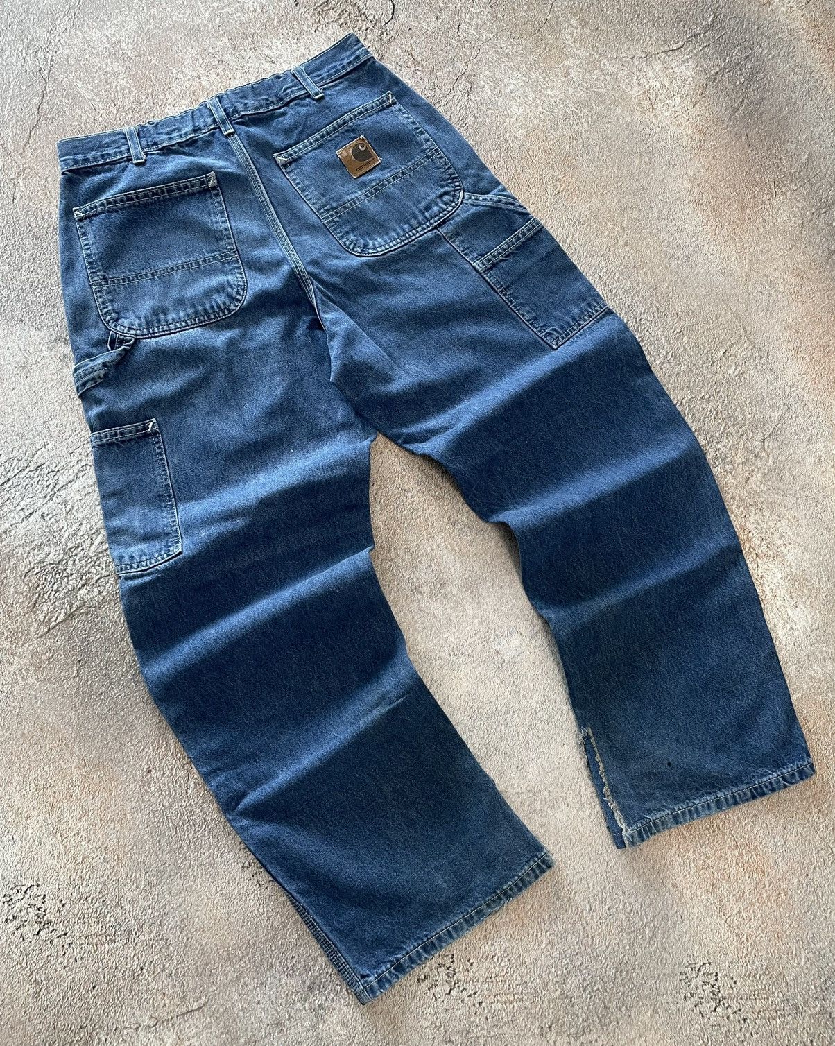 Carhartt Vintage Carhartt Double Knee Distressed Baggy Denim Jeans Size US 32 / EU 48 - 1 Thumbnail