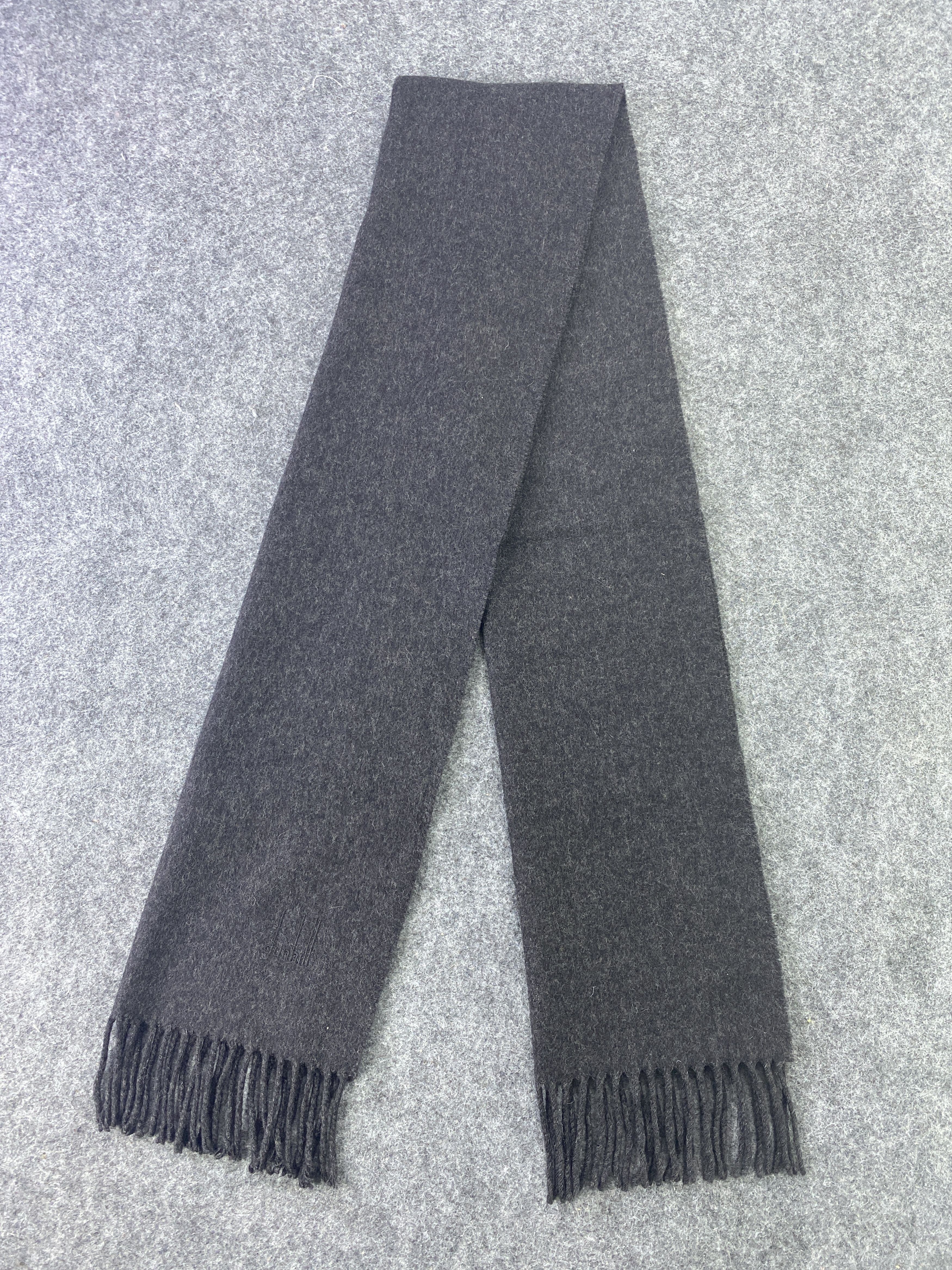 Alfred Dunhill DUNHILL 💯% PURE CASHMERE Scarf/Muffler/Neckwear -T303 Size ONE SIZE - 3 Thumbnail