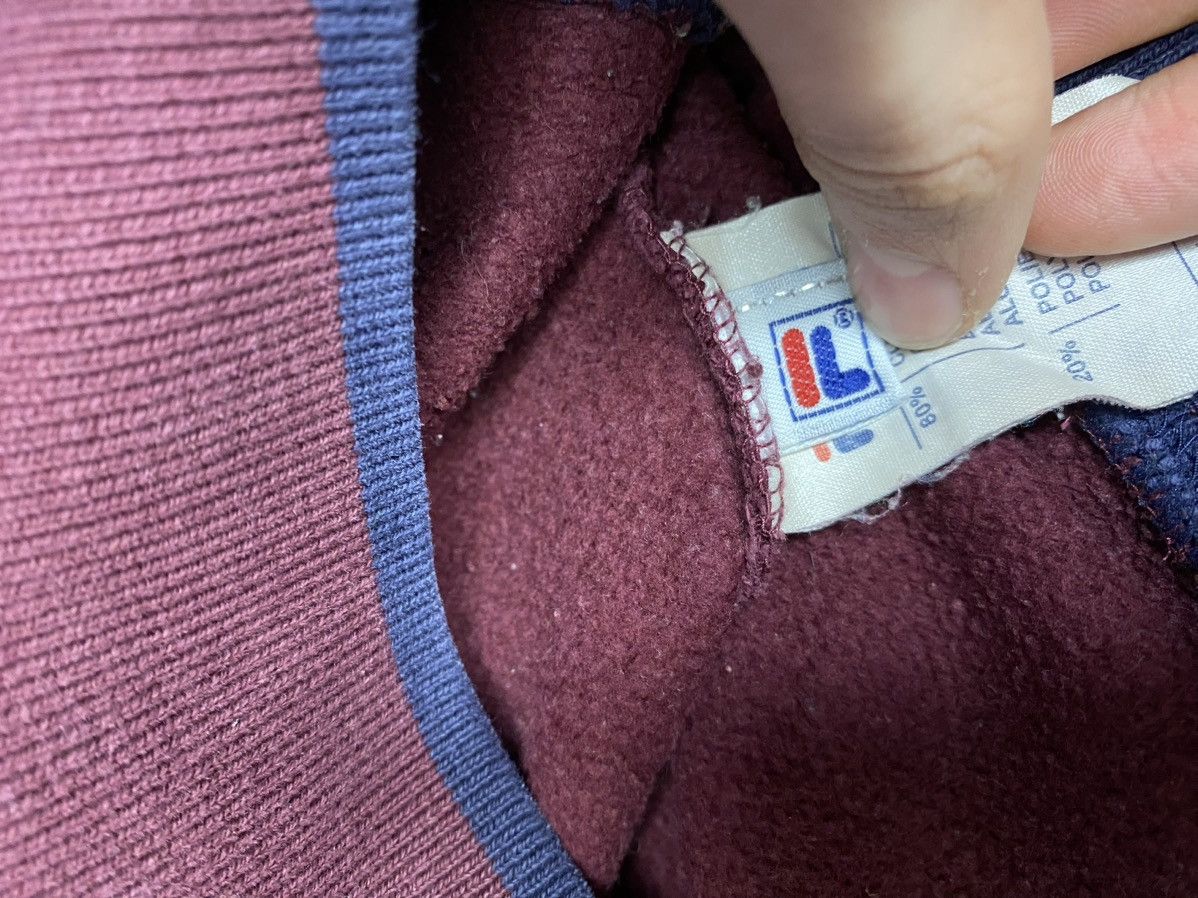 Fila 🚨Vintage 90s Fila sweatshirt Big Embroidered logo boxy fit Size US L / EU 52-54 / 3 - 8 Thumbnail