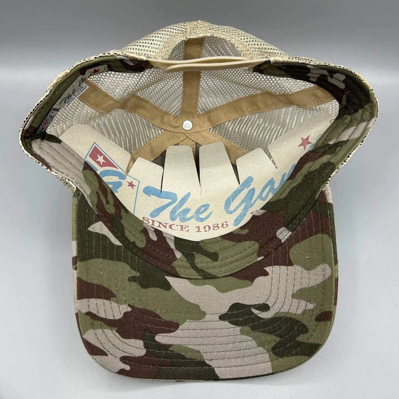 The Game Vintage UCLA Bruins Trucker Hat Men Camo NCAA Snap Back Cap Size ONE SIZE - 2 Thumbnail