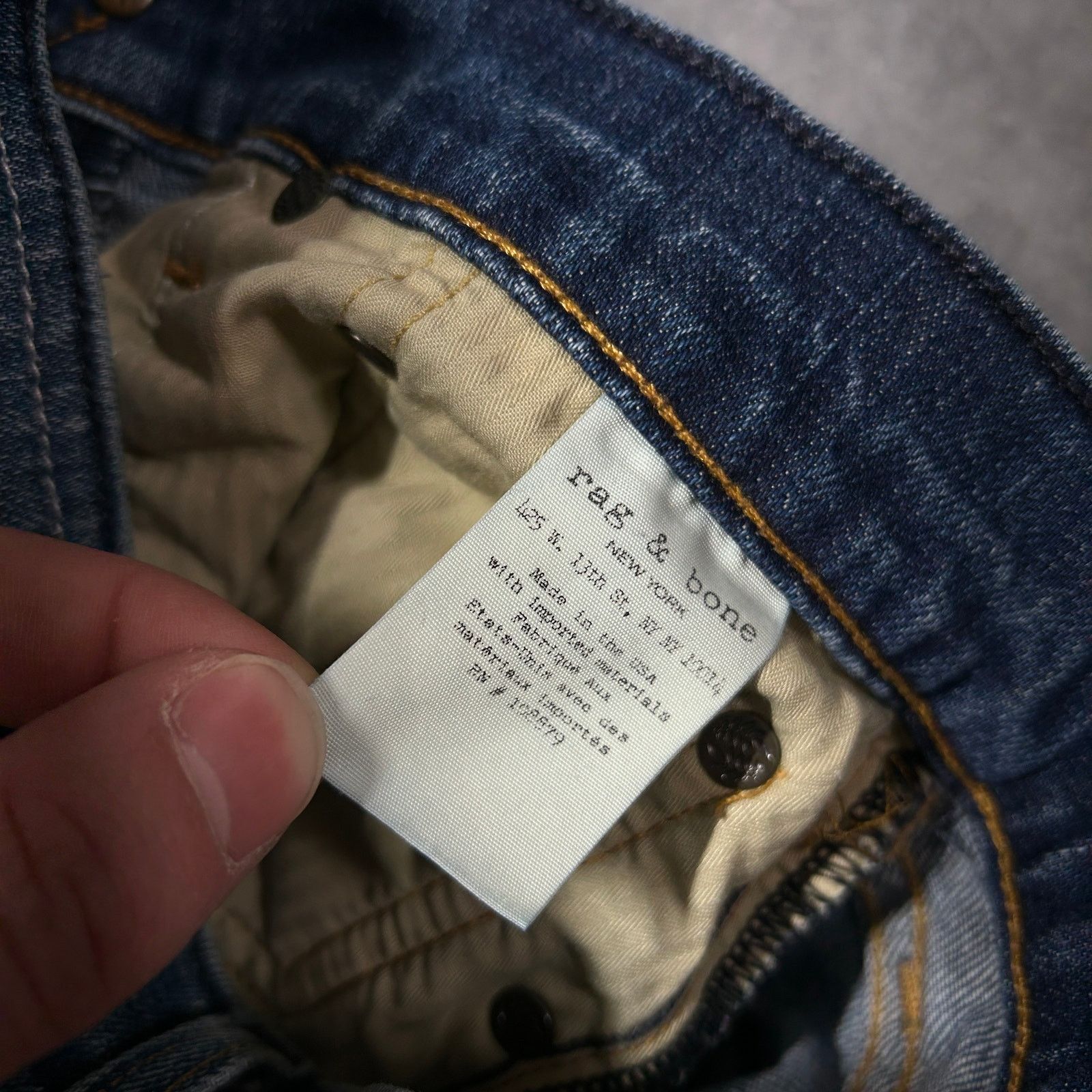 Rag & Bone Rag and Bone Fit 2 Slim dillon street jeans ankle mens 28x26 Size US 28 / EU 44 - 5 Thumbnail