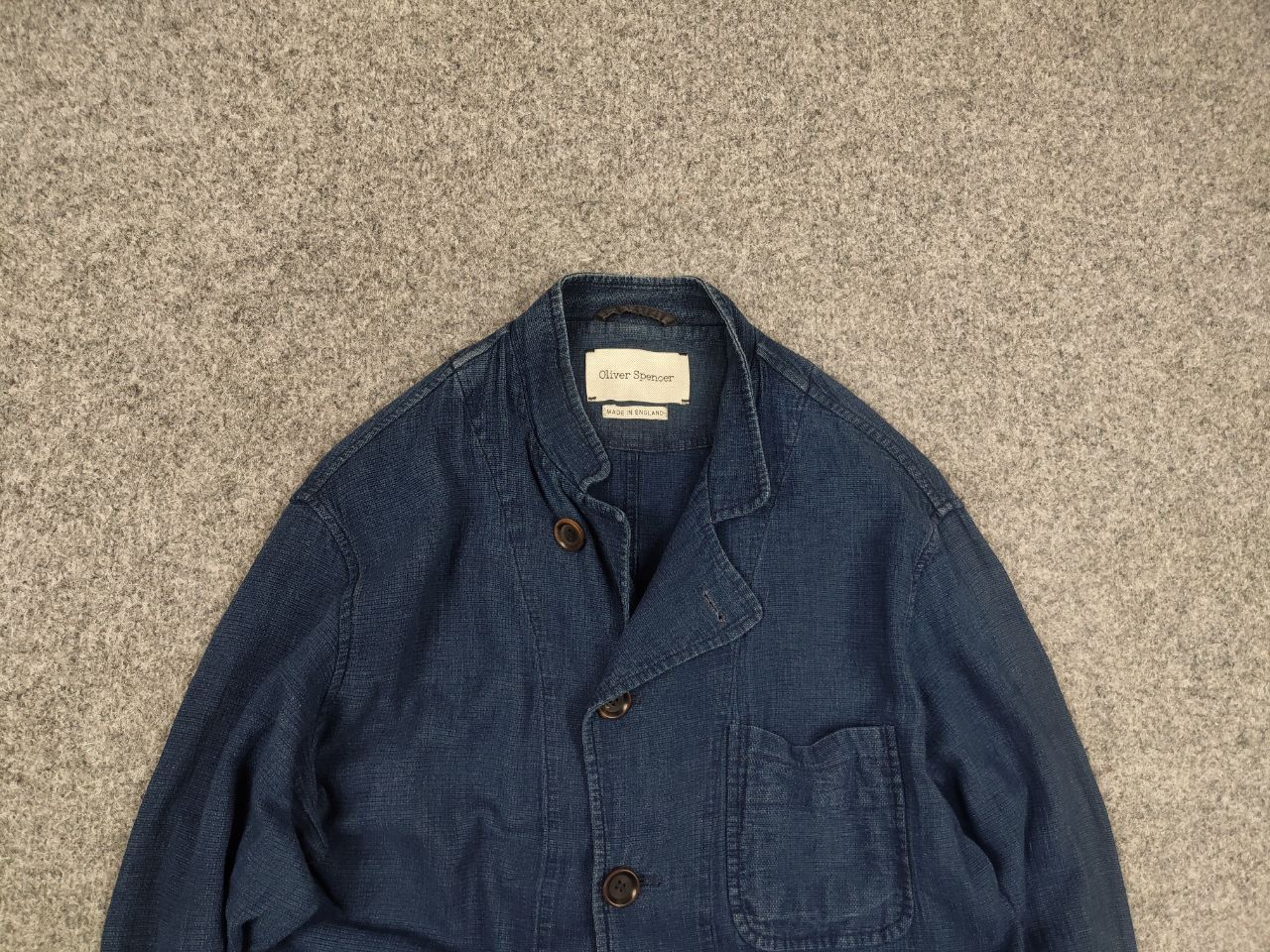 Oliver Spencer Oliver Spencer Design Cotton Faded Light overshirt Jacket Size US S / EU 44-46 / 1 - 4 Thumbnail