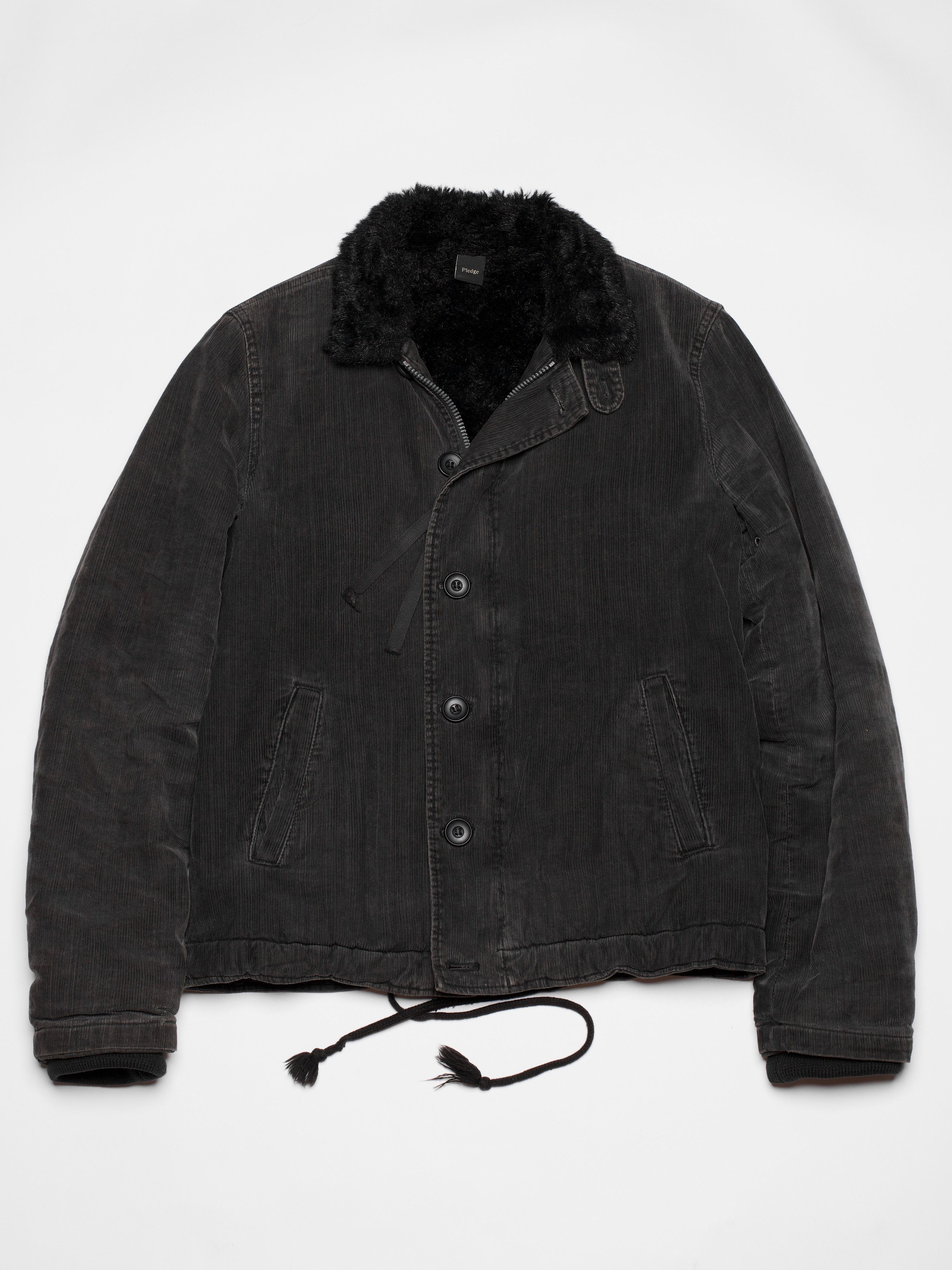 Pledge Pledge Boa Fur Corduroy Jacket Size US M / EU 48-50 / 2 - 1 Thumbnail