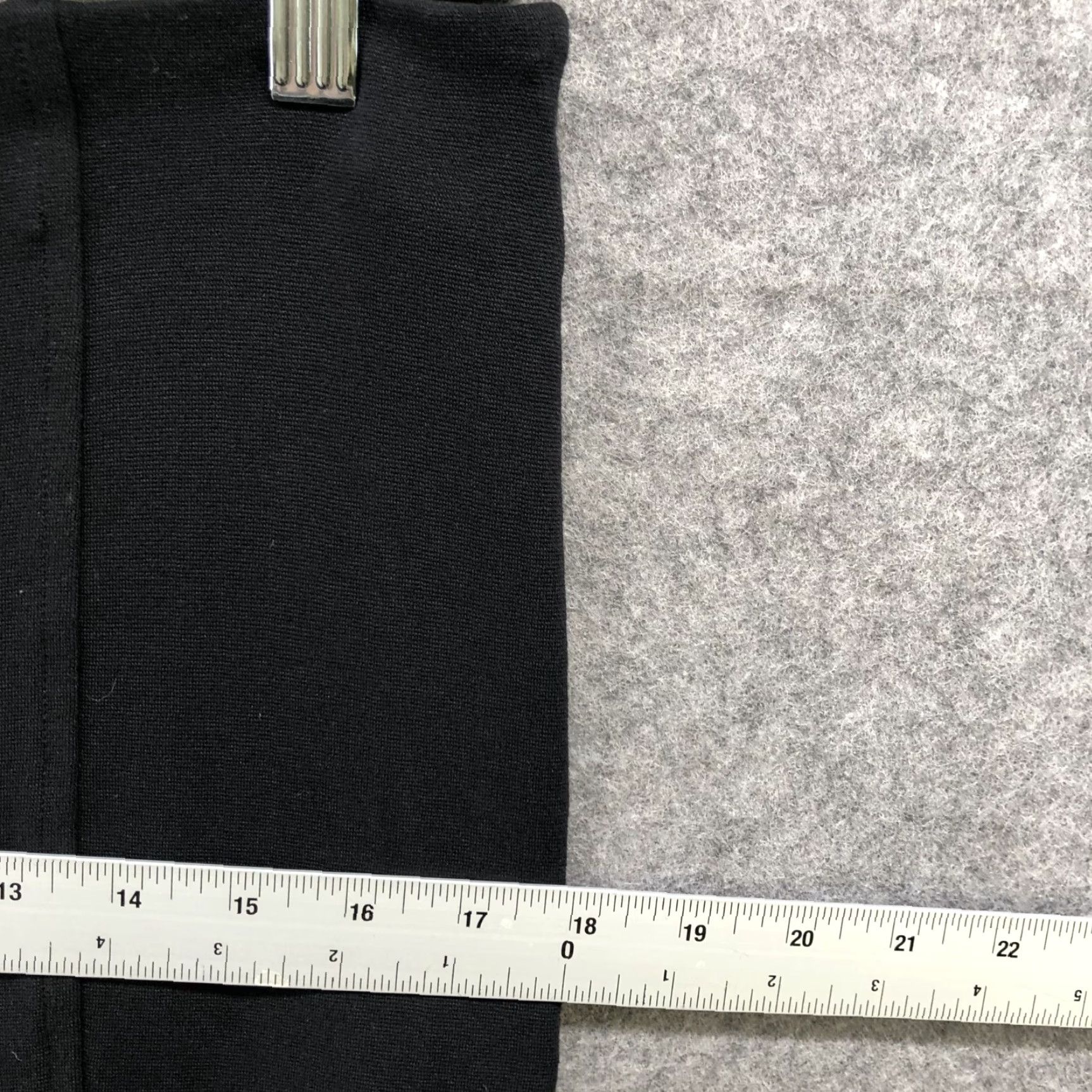 Gap GAP Jersey Knit Pencil Skirt - Womens L - Black - Knee Length - Side Zip - Stretchy Workwear Size L / US 10 / IT 46 - 7 Thumbnail