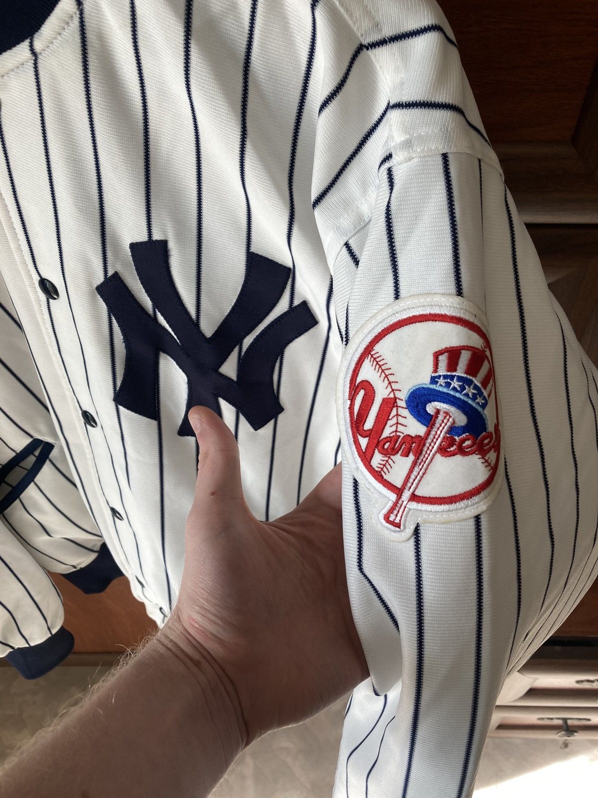 New York Yankees Vintage Felco New York Yankees Quilt Lined Pinstripe Jacket Size US XL / EU 56 / 4 - 3 Thumbnail