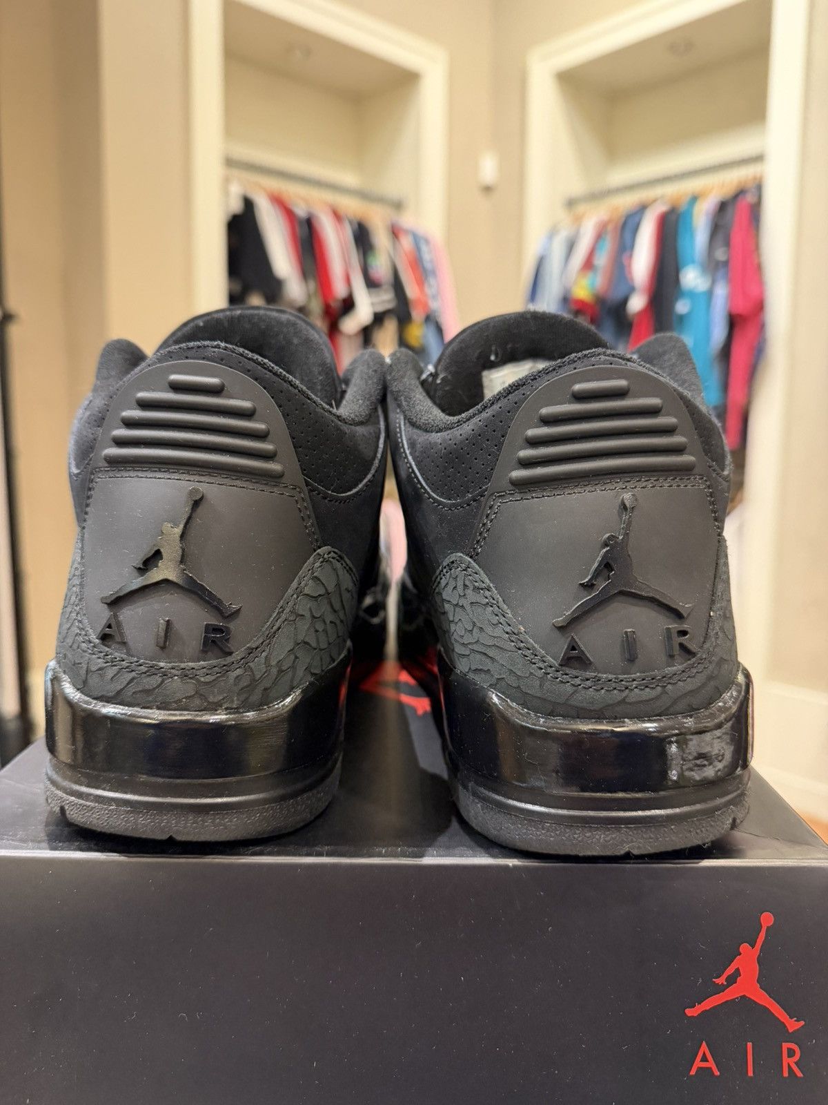 Jordan Brand Jordan 3 Retro ‘Black Cat’ Size US 10 / EU 43 - 3 Thumbnail