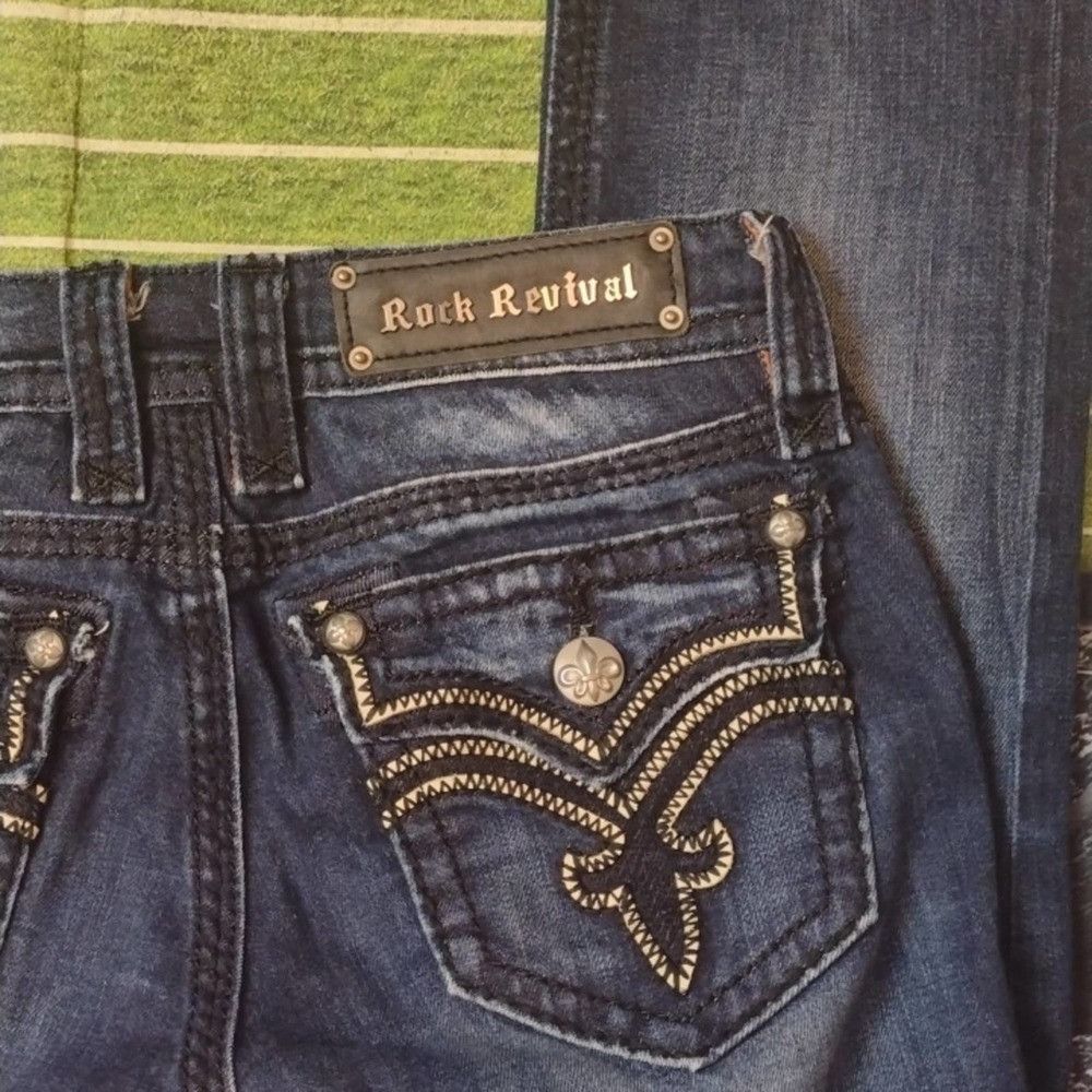 Rock Revival ROCK revival Darcy straight jeans size 26 Size 26" / US 2 / IT 38 - 6 Thumbnail