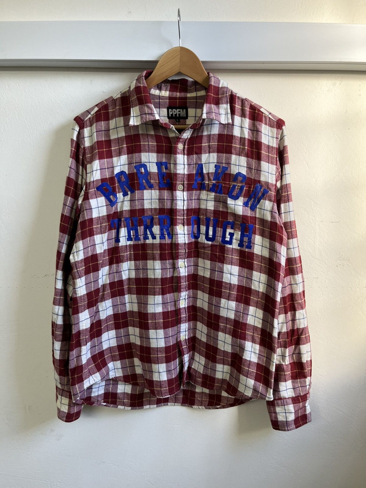 PPFM Vintage PPFM Poem Plaid Shirt Size US L / EU 52-54 / 3 - 1 Thumbnail
