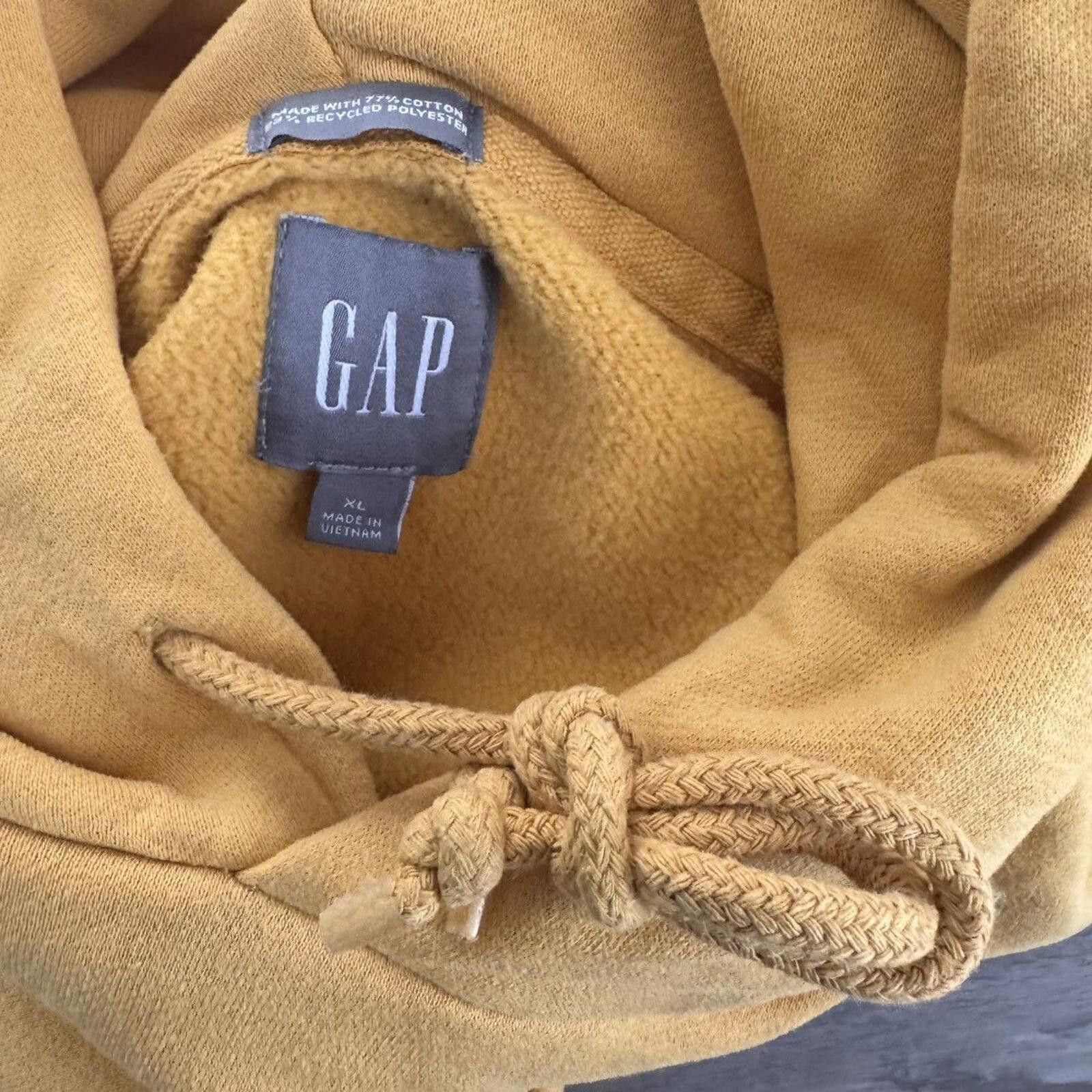 Gap GAP • VINTAGE Hoodie "Yellow" (XL) Size US XL / EU 56 / 4 - 2 Thumbnail
