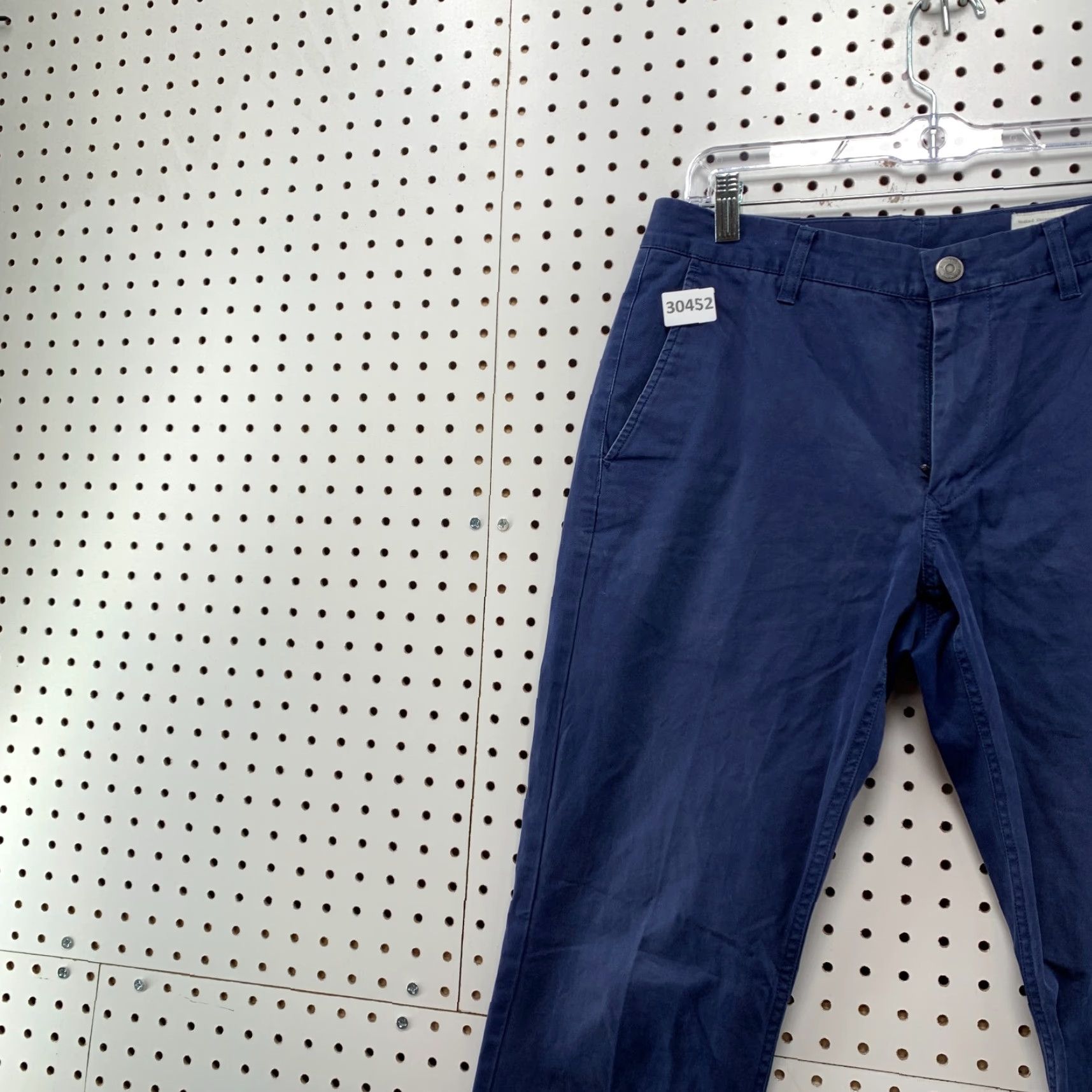 Bonobos VINTAGE Bonobos Chino Pants Men 31/32 Slim Straight Navy Blue - 32x31 Casual Mens Size US 32 / EU 48 - 7 Thumbnail