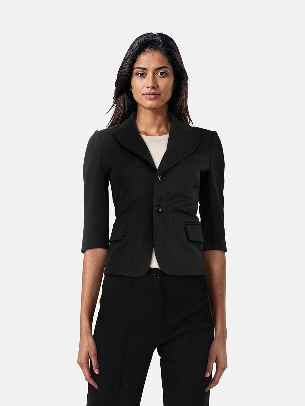 Comme des Garcons Black Back Open Seam Blazer Size S / US 4 / IT 40 - 1 Thumbnail