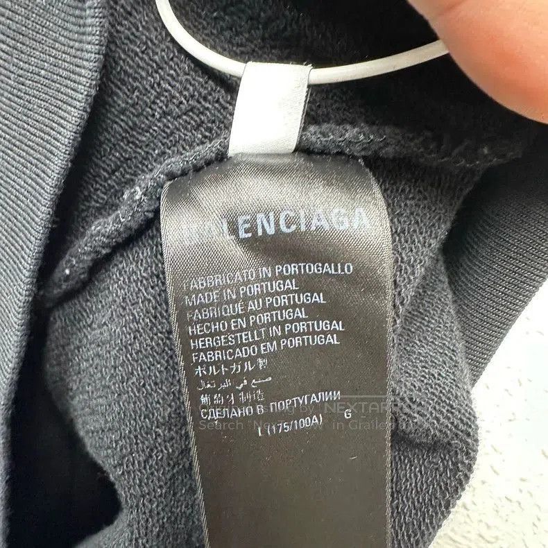 Balenciaga Balenciaga Cola Wave Logo Embroidered Sweatshirt. Size US L / EU 52-54 / 3 - 4 Thumbnail