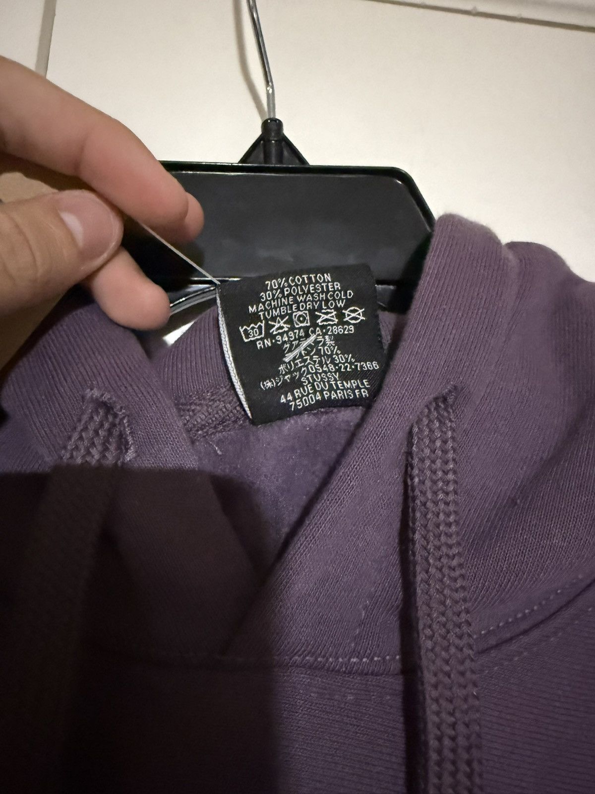 Stussy Stussy Heather Purple Los Angeles Hoodie Size US XXL / EU 58 / 5 - 4 Thumbnail