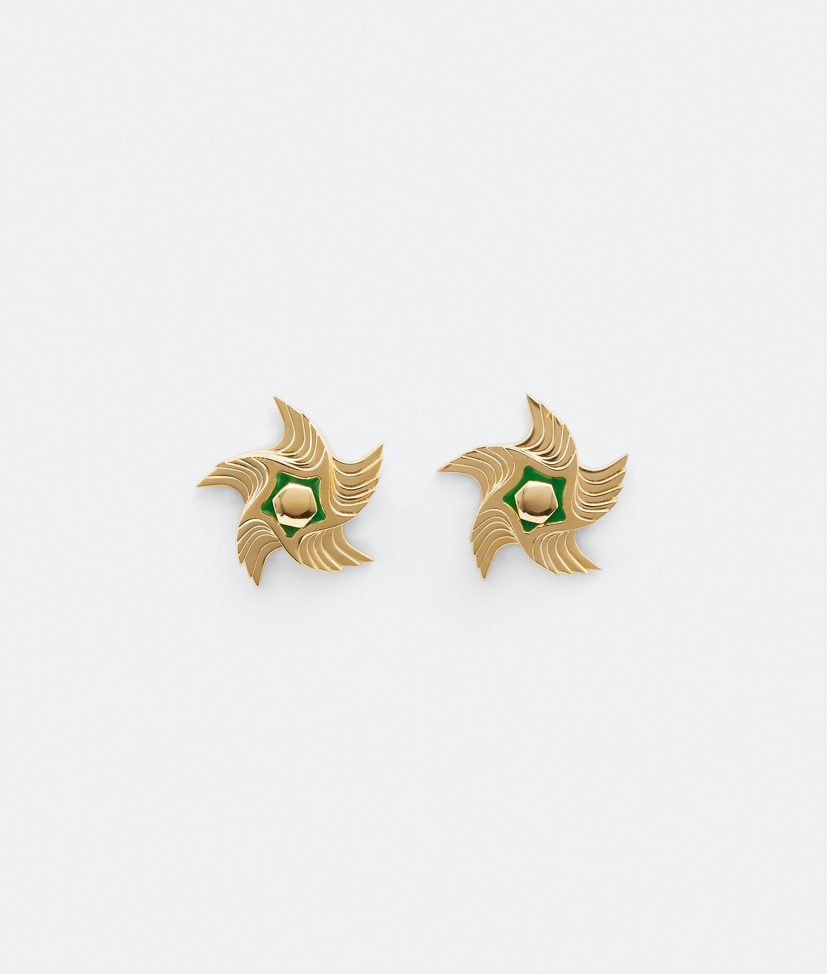 Bottega Veneta o1n1vont0325 Size: OS / Layer Earring in Gold Size ONE SIZE - 1 Thumbnail