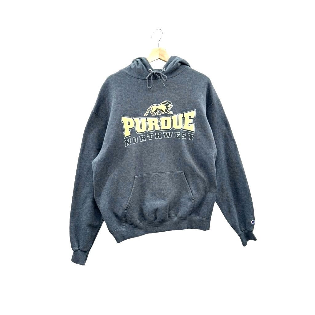 Champion × Vintage 2000's Champion Purdue Northwest College Graphic Hoodie Size US L / EU 52-54 / 3 - 1 Thumbnail