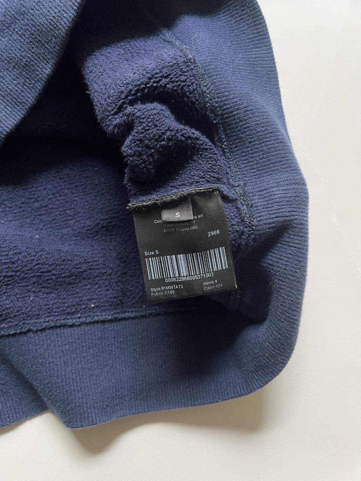Calvin Klein 205W39NYC Calvin Klein 205W39NYC by Raf Simons Navy Hoodie Size US S / EU 44-46 / 1 - 6 Thumbnail