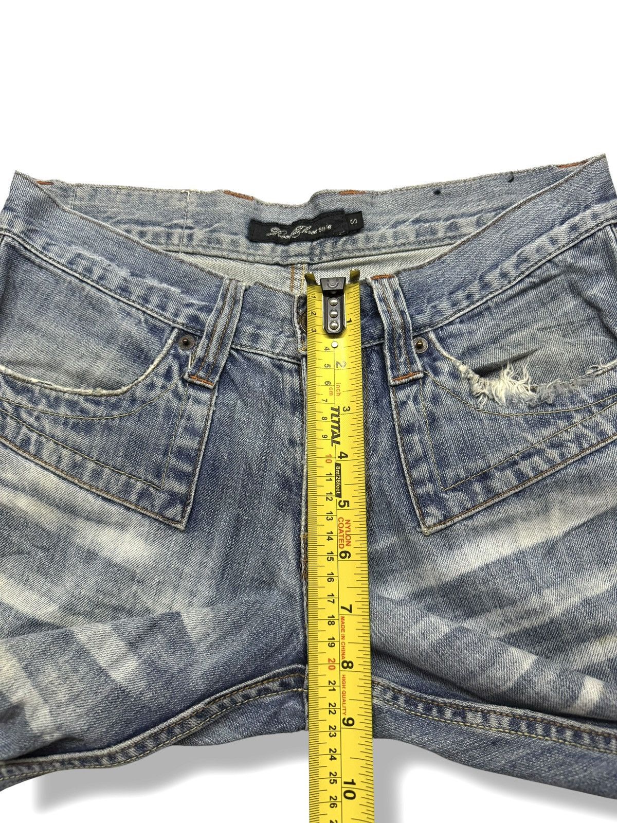 Japanese Brand Vintage Root Three Y2K Japanese-style Distressed Denim | W30 Size 30" / US 8 / IT 44 - 14 Thumbnail