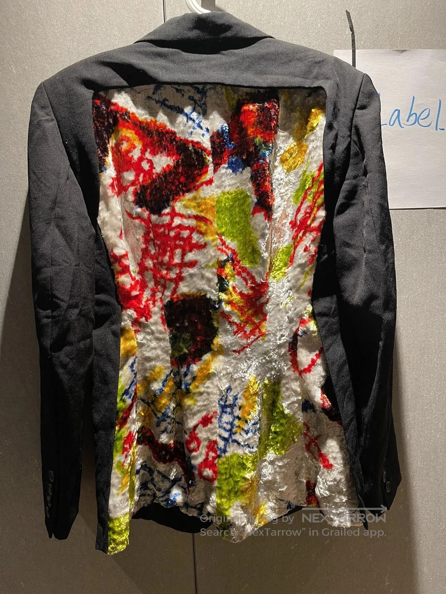 Issey Miyake Issey Miyake 97AW Abstract Velvet Blazer. Size S / US 4 / IT 40 - 2 Thumbnail