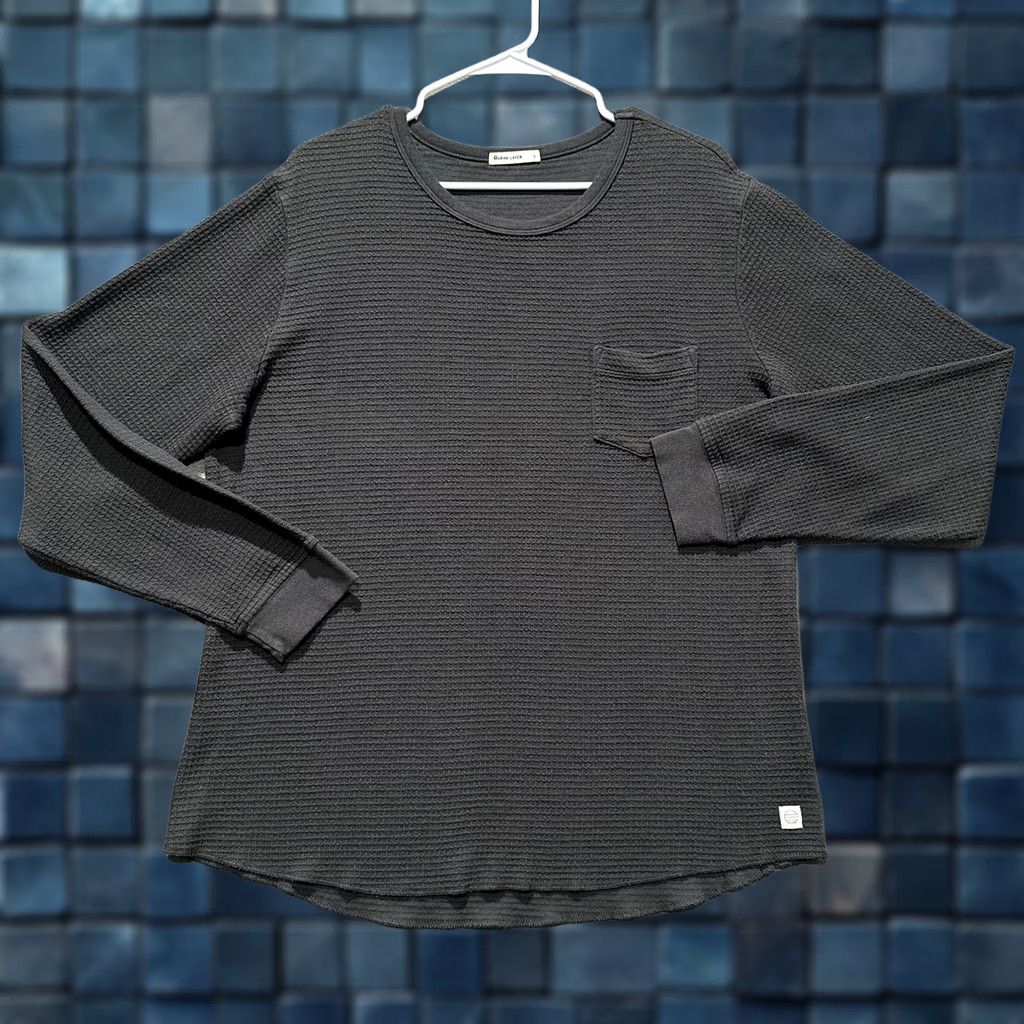 Marine Layer Marine Layer Shirt Mens Large Long Sleeve Crew Waffle Thermal Supima Blend GUC Size US L / EU 52-54 / 3 - 1 Thumbnail