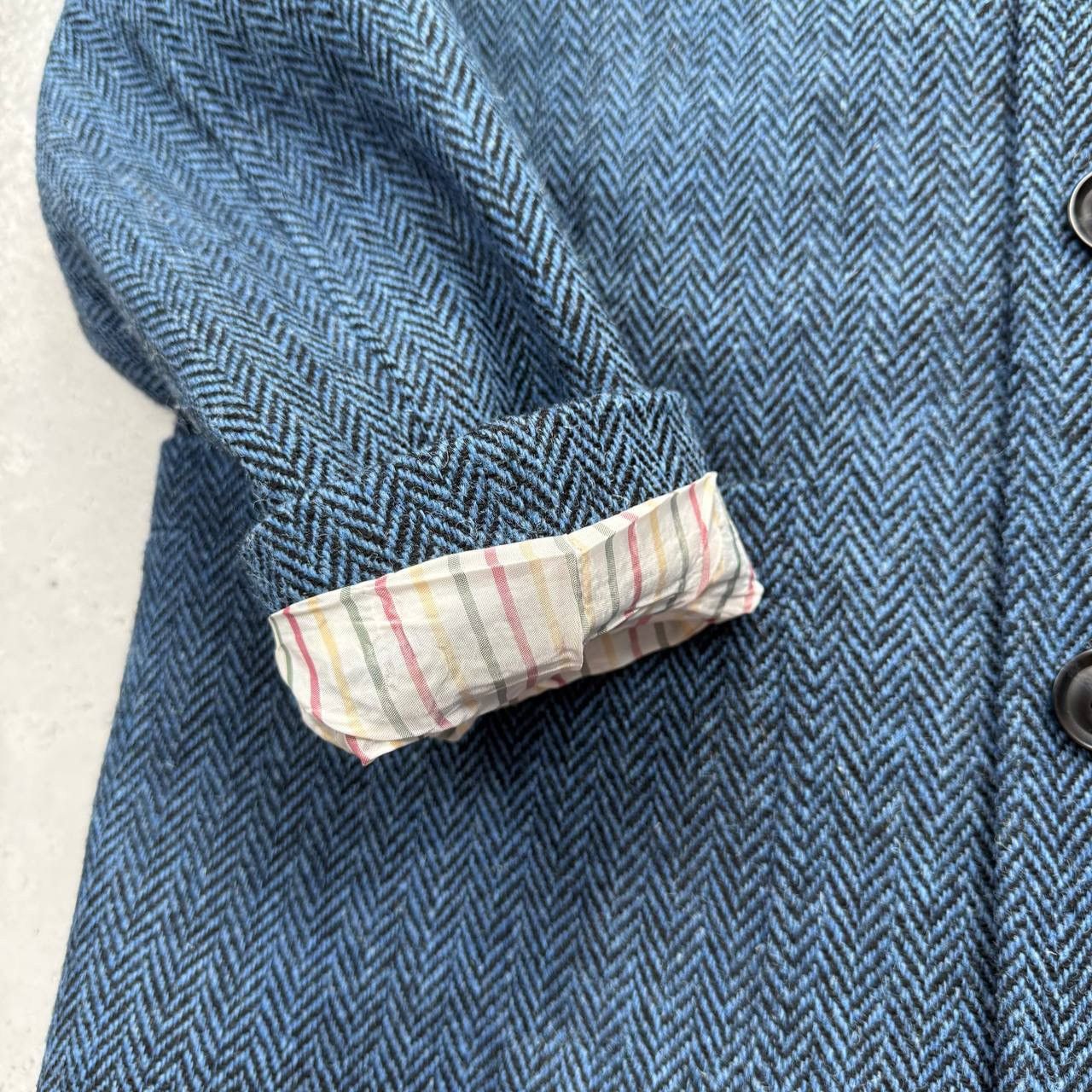 Harris Tweed Peter Christian Blue Harris Tweed Chore Jacket Size L Size US L / EU 52-54 / 3 - 19 Thumbnail