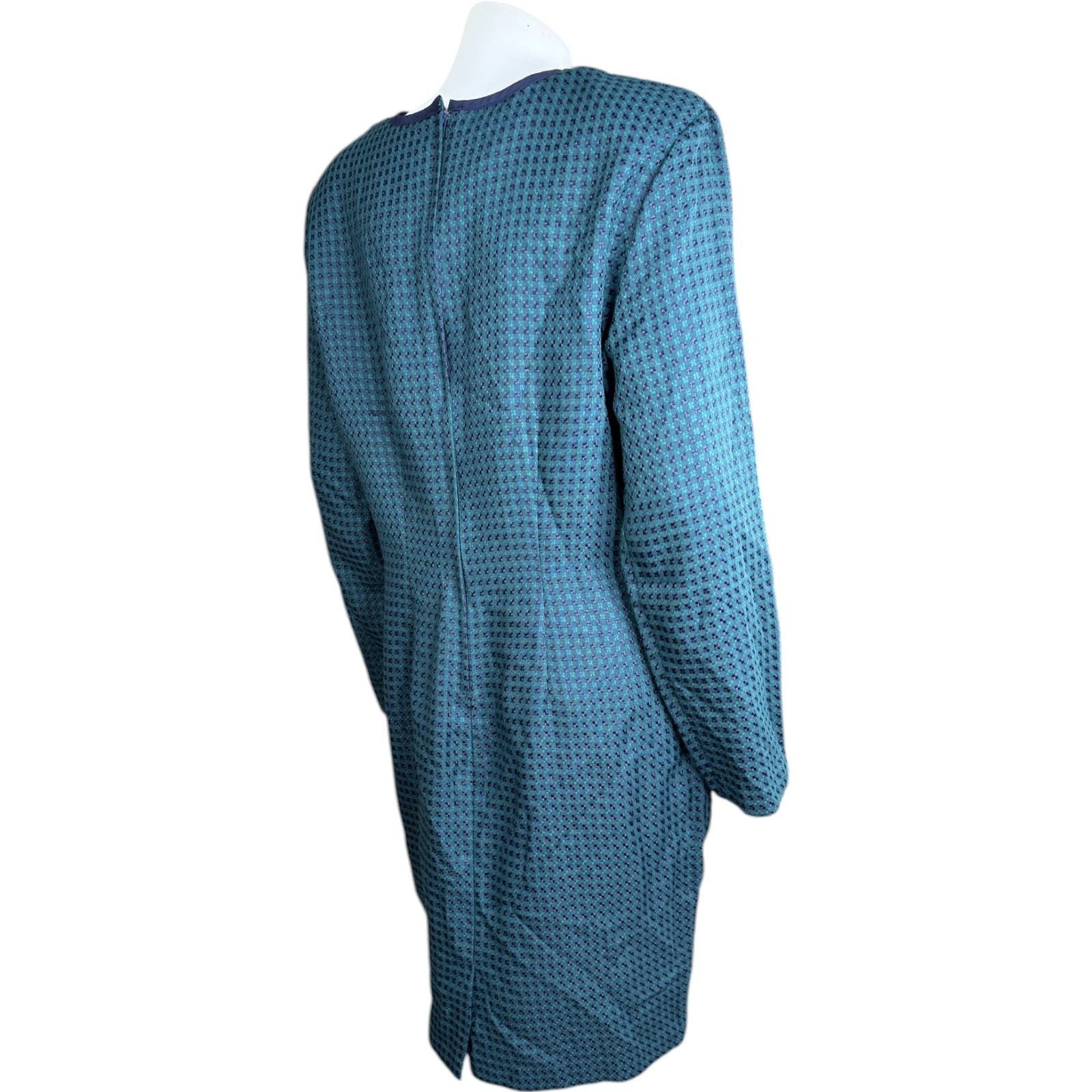 Other Miz California Green Navy Plaid Vintage Womens 12 Midi Size XL / US 12-14 / IT 48-50 - 3 Thumbnail