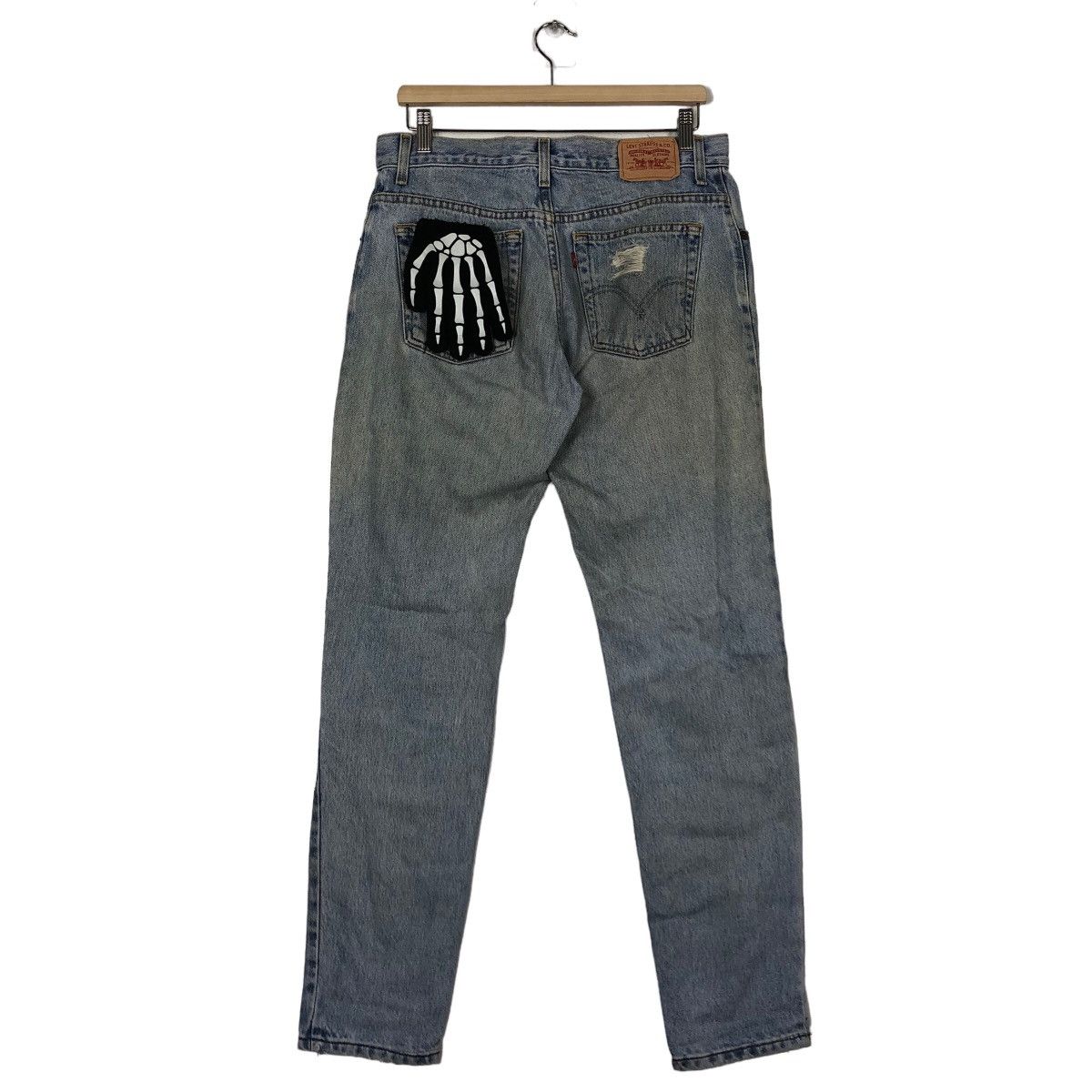 Levi's 🔥90’s Vintage Distressed Denim Jeans Levi’s Lot 550 Size US 32 / EU 48 - 8 Thumbnail