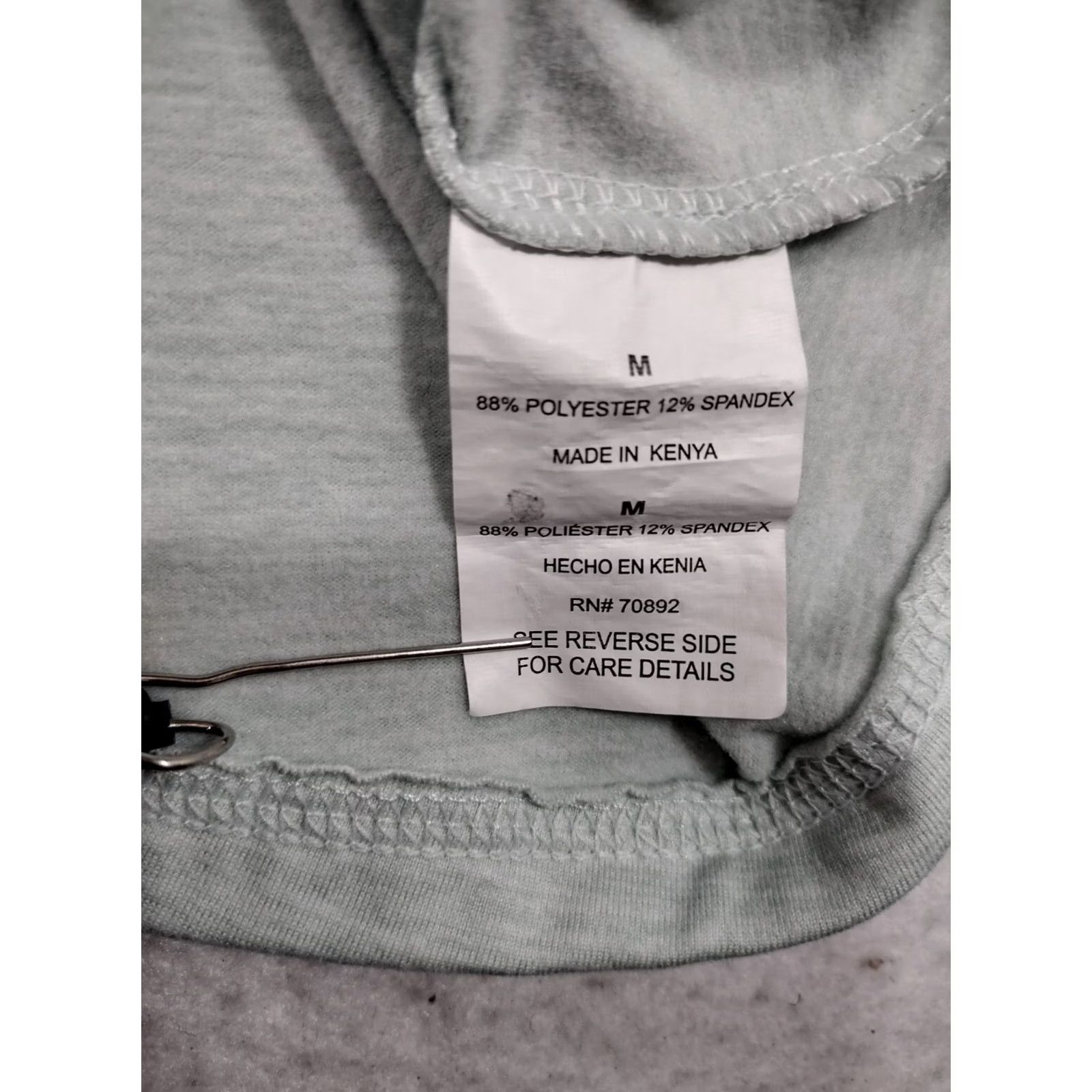 Vintage Apana Yoga Sweater Womens M Pullover Turtleneck Long Sleeve Casual Blue Logo Knit Polyester Spandex Size M / US 6-8 / IT 42-44 - 4 Thumbnail