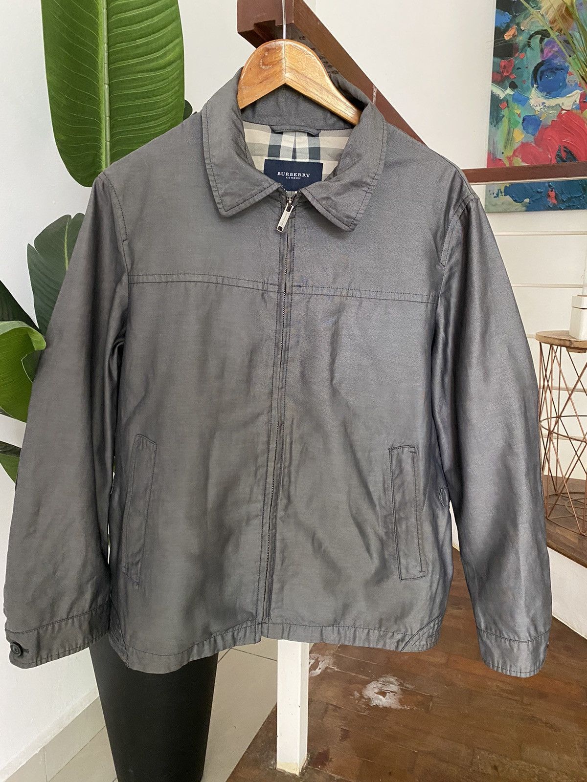 Burberry vintage BURBERRY LONDON JACKET BOMBER nice design Size US L / EU 52-54 / 3 - 10 Thumbnail