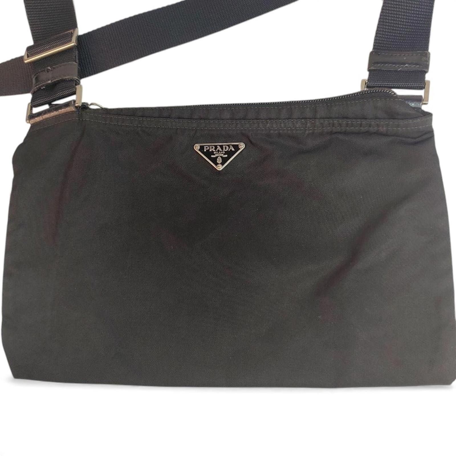 Prada Prada - Black Nylon Shoulder Bag Size ONE SIZE - 3 Thumbnail