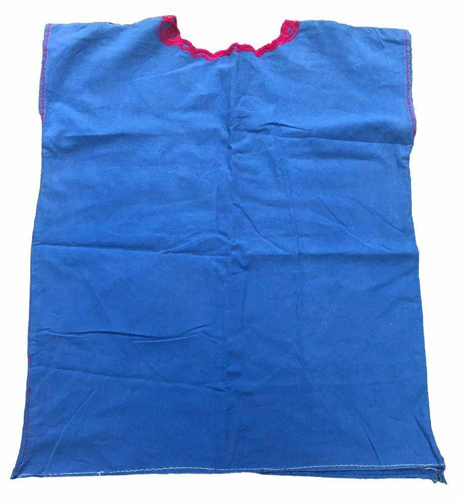 Designer New Blue Hand Made Bluse M Size M / US 6-8 / IT 42-44 - 3 Thumbnail