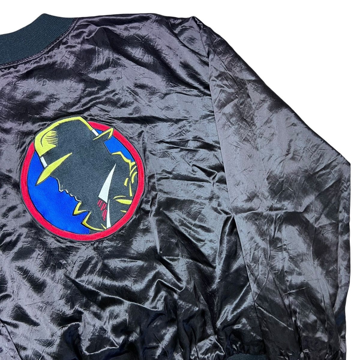 Disney × Vintage 1980s Dick Tracy Disney Promotional Products Satin Jacket Size US L / EU 52-54 / 3 - 20 Thumbnail