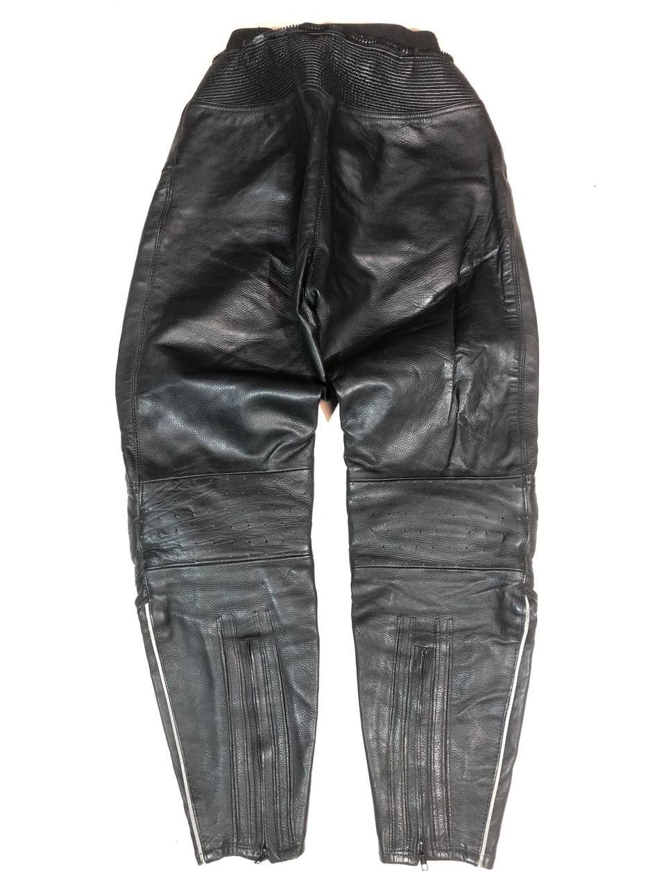 Vintage Racing Moto Biker Leather Pants Vintage Size US 30 / EU 46 - 6 Thumbnail