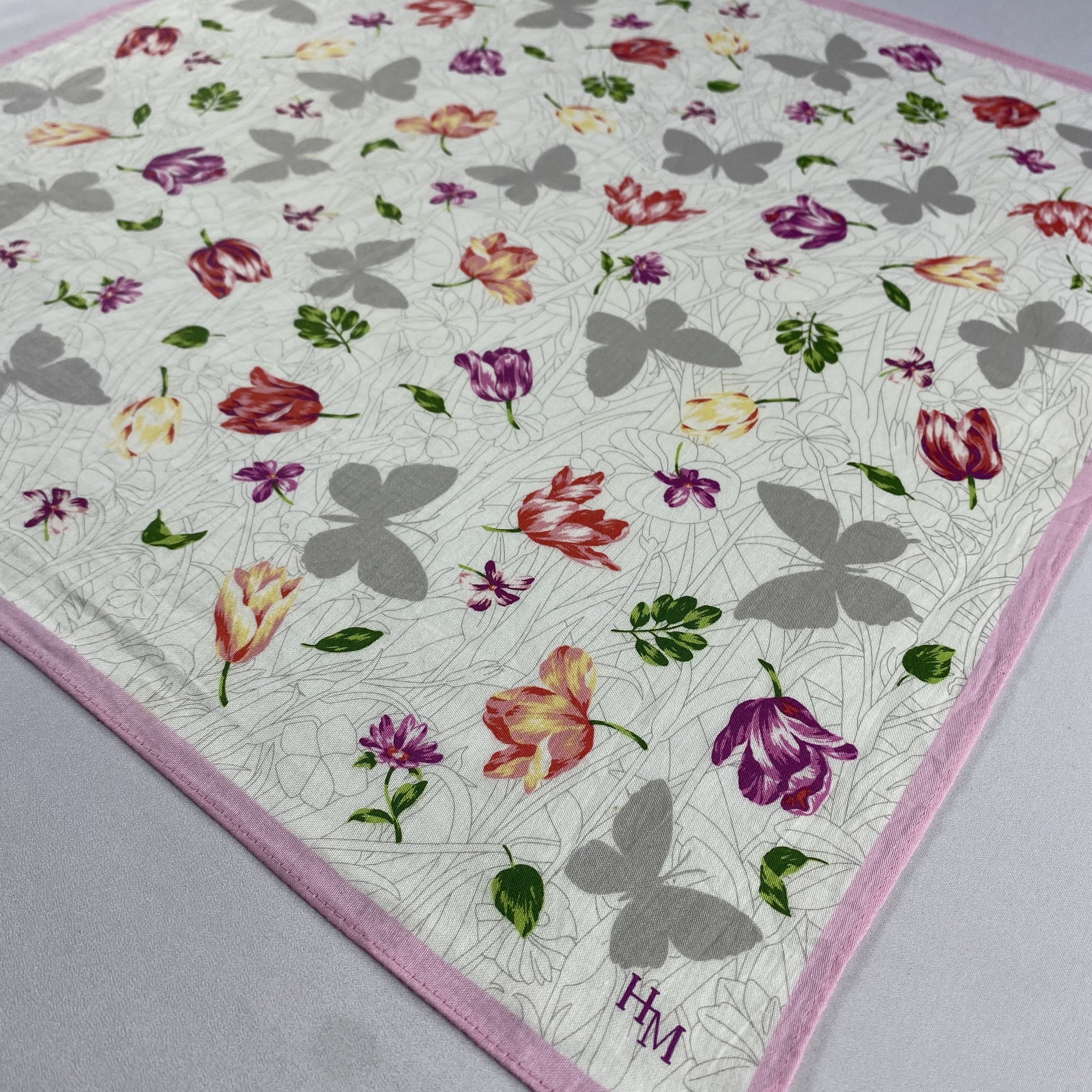 Hanae Mori × Vintage Hanae Mori Handkerchief / Neckerchief / Bandana-P848 Size ONE SIZE - 2 Thumbnail