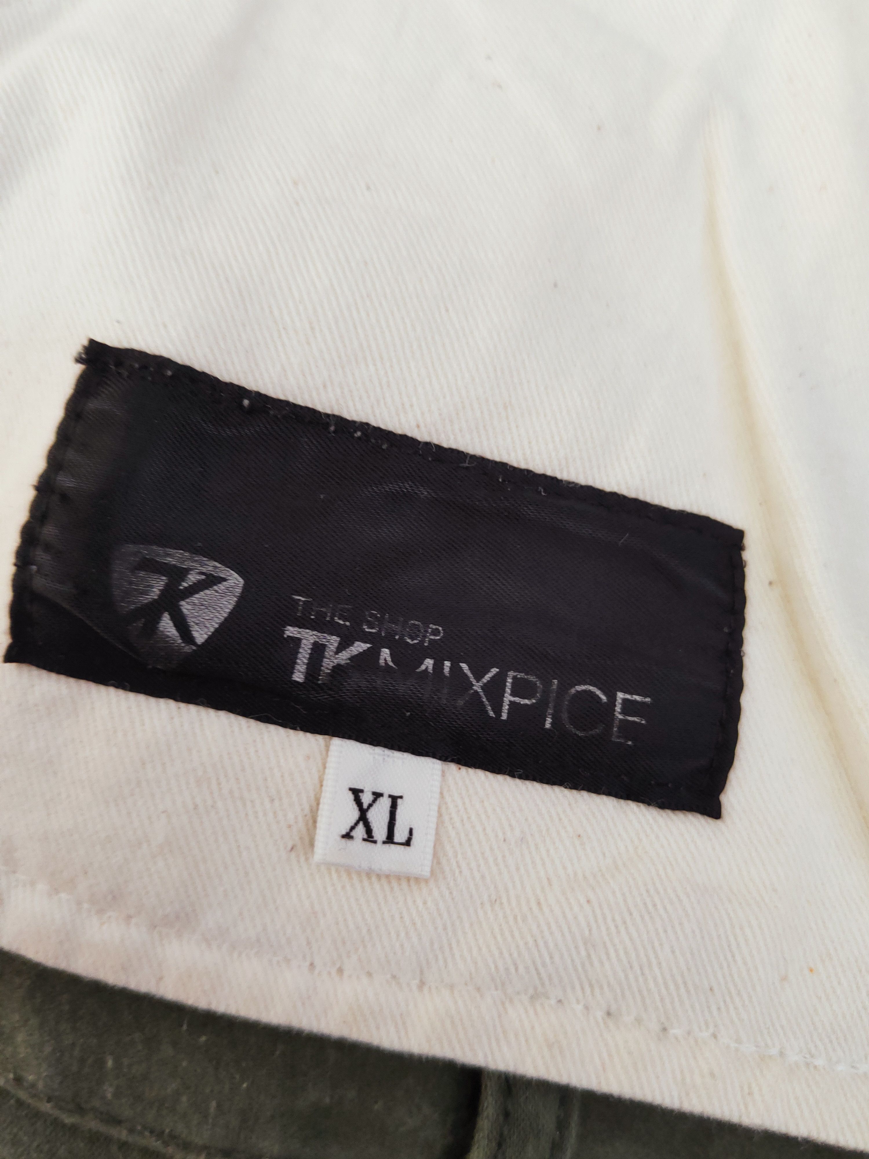 Japanese Brand TK Mixpice Green Multipocket Tactical Cargo Pants #W440 Size US 31 - 12 Thumbnail
