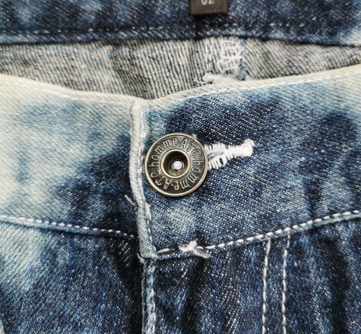 In The Attic In The Attic Acidwash Denim Jeans Size US 33 - 8 Thumbnail