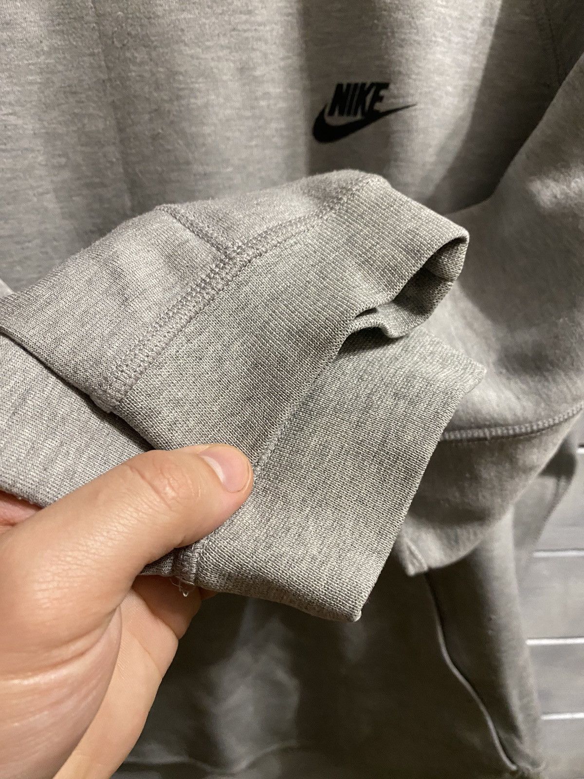 Nike Rare Sweatshirt Nike Tech Fleece. Swoosh Y2K drill style Size US S / EU 44-46 / 1 - 6 Thumbnail
