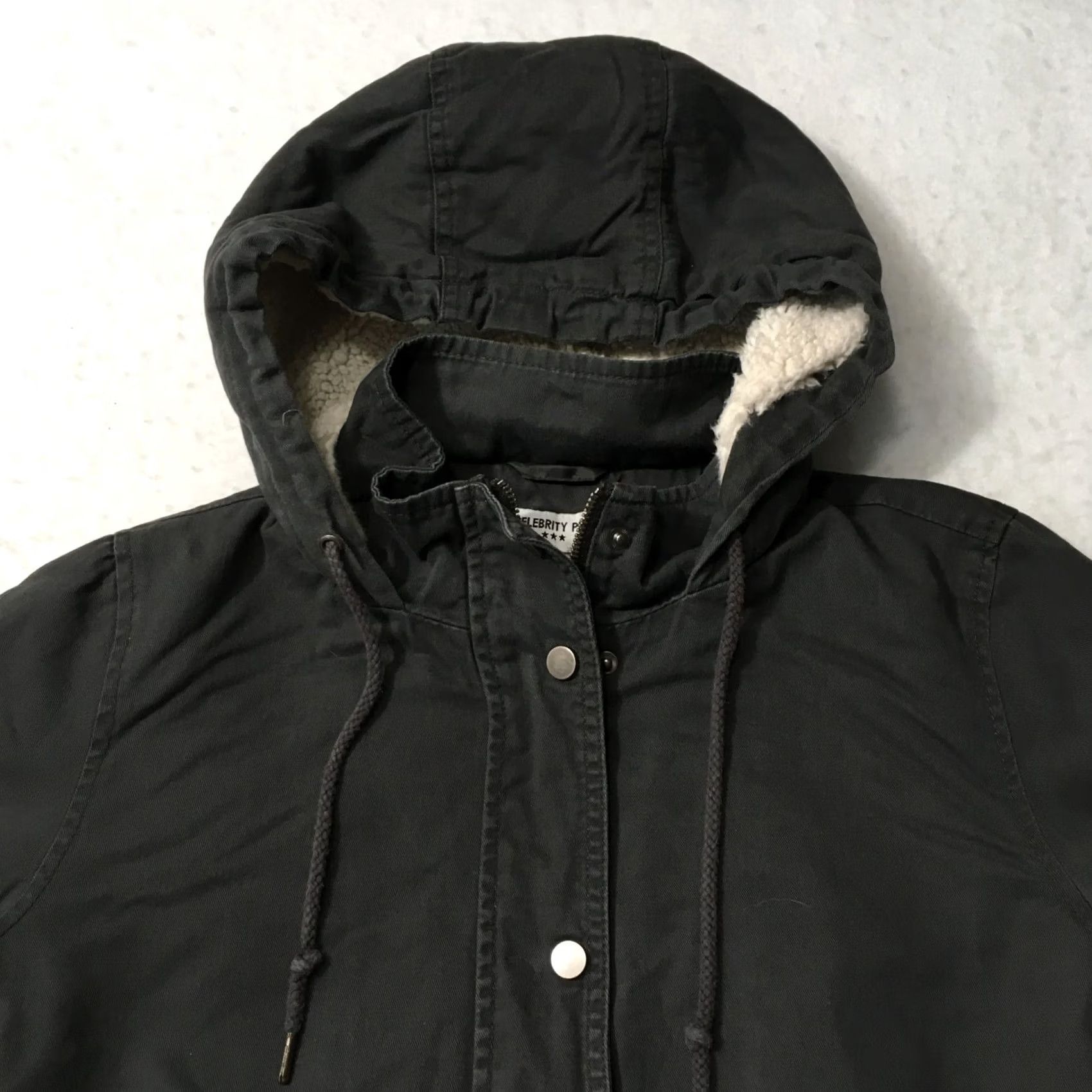 Vintage Celebrity Pink Coat jacket Hooded Womens Size M Gray Zippers Puffer Jacket Winter Fall Casual Medium Women Size M / US 6-8 / IT 42-44 - 2 Thumbnail