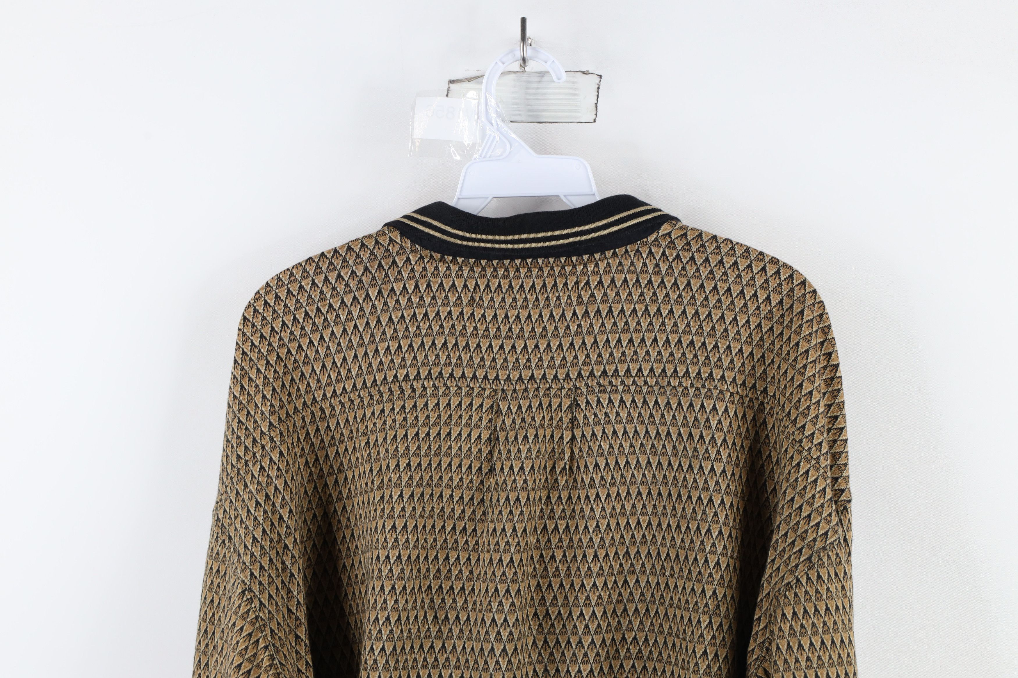 Vintage Vintage 90s Streetwear Knit Long Sleeve Rugby Polo Shirt Size US M / EU 48-50 / 2 - 9 Thumbnail