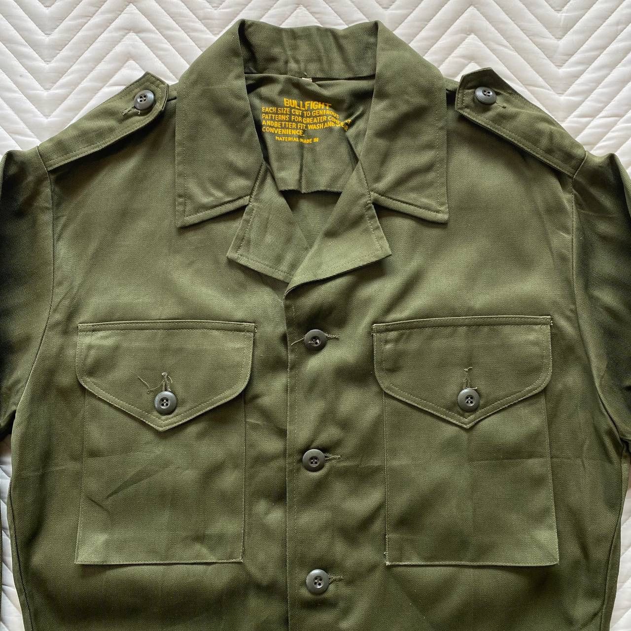 Japanese Brand HBT Military Rider Jacket By Bullfight Size US M / EU 48-50 / 2 - 3 Thumbnail
