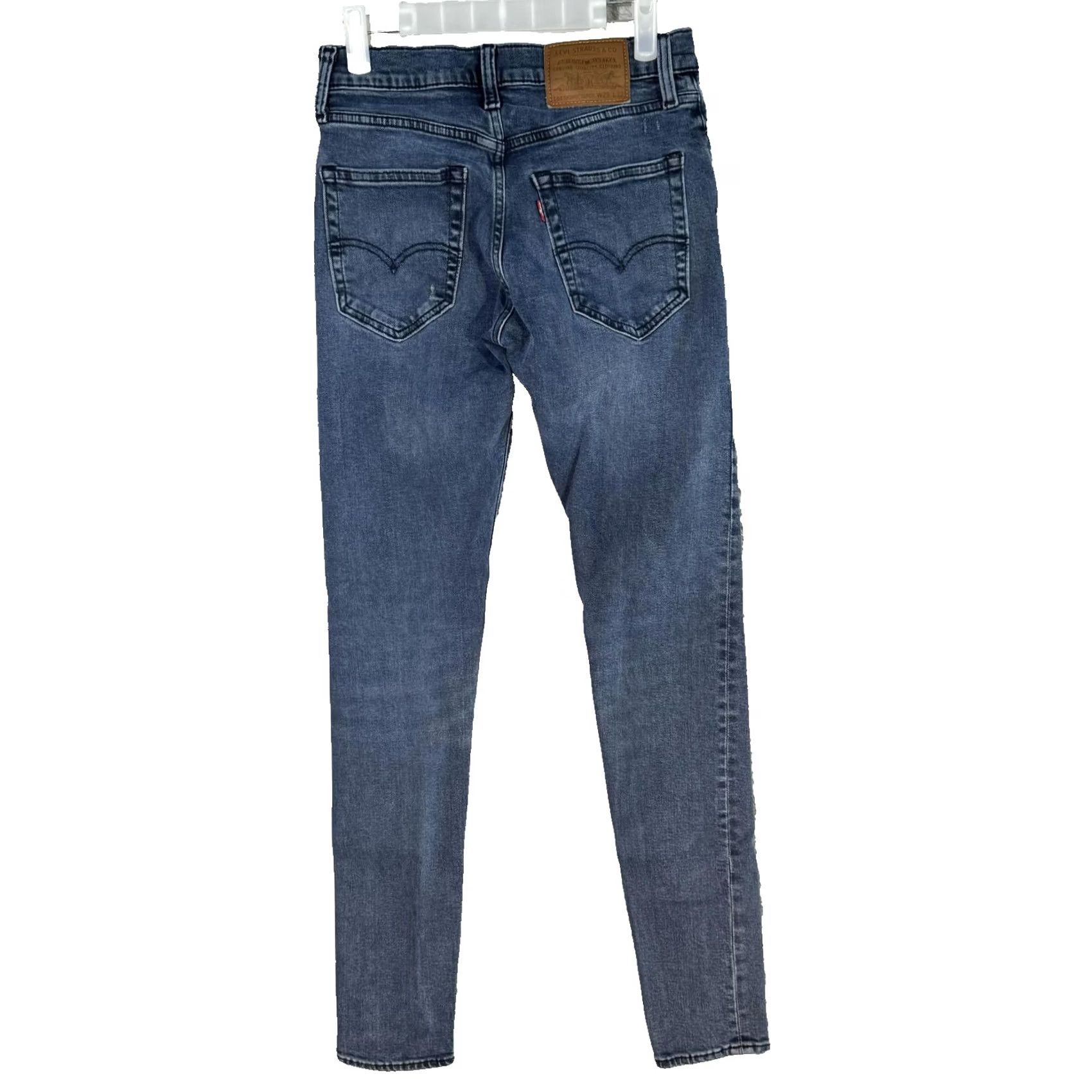 Levi's Levi's 502 Jeans Slim 29x32 Blue Denim Tapered Stretch Casual Men’s Regular Size Size US 29 - 2 Thumbnail