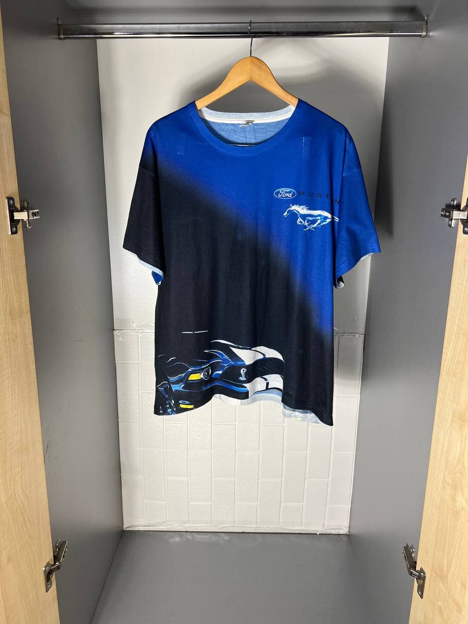 NASCAR VINTAGE FORD MUSTANG SS CAMARO RACING T-SHIRT RETRO Y2K 90s Size US XXL / EU 58 / 5 - 1 Thumbnail