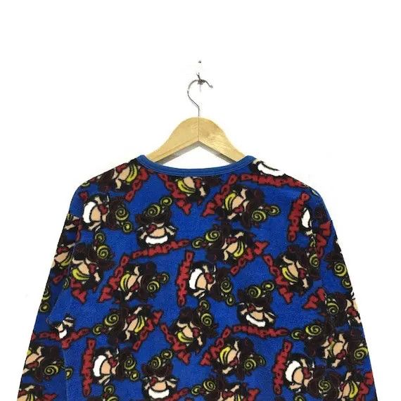 Hysteric Glamour HYSTERIC GLAMOUR AOP Japan Anime Manga Fleece Sweater Jacket Size S / US 4 / IT 40 - 5 Thumbnail