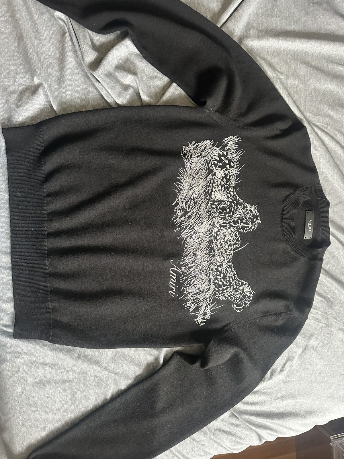Amiri Amiri black embroidered sweater Size US S / EU 44-46 / 1 - 2 Thumbnail