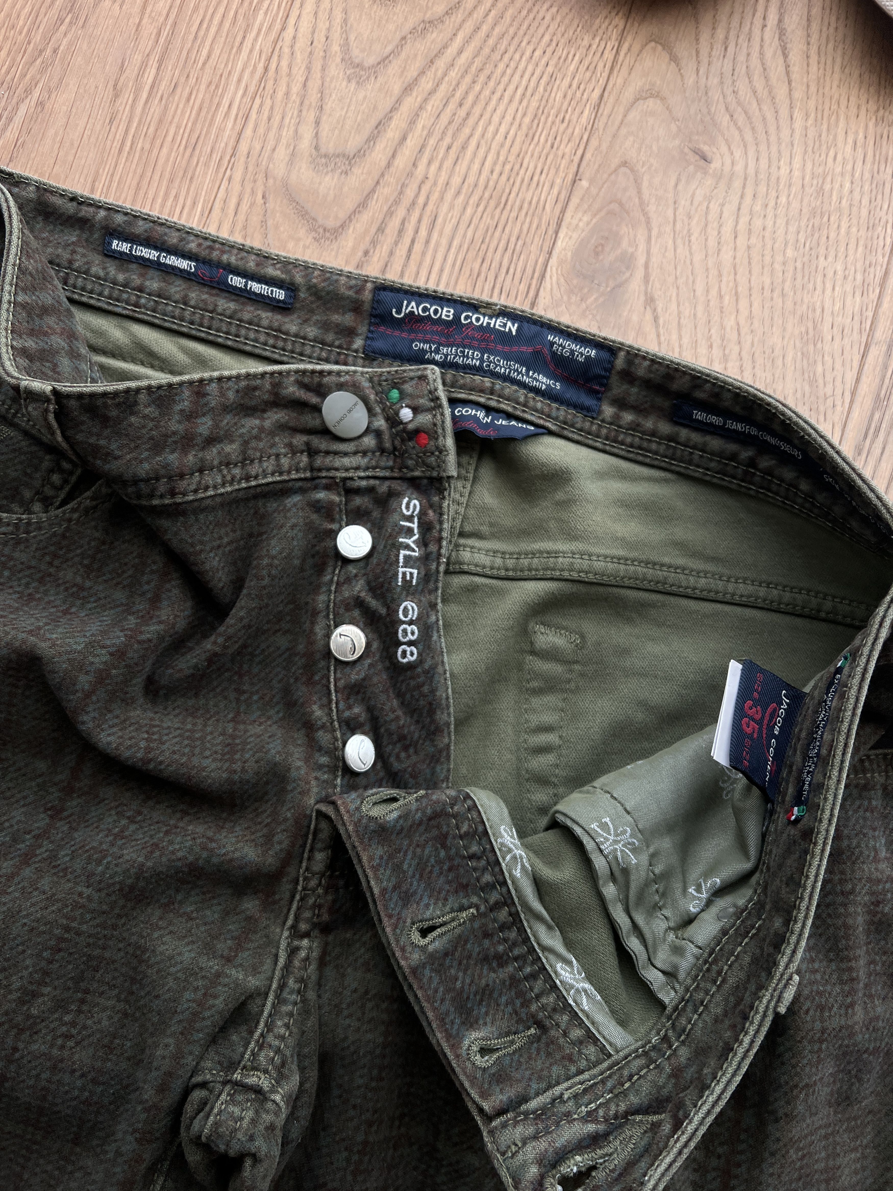 Jacob Cohen Jacob Cohën Handmade designer pants striped plaid checked Size US 35 - 16 Thumbnail