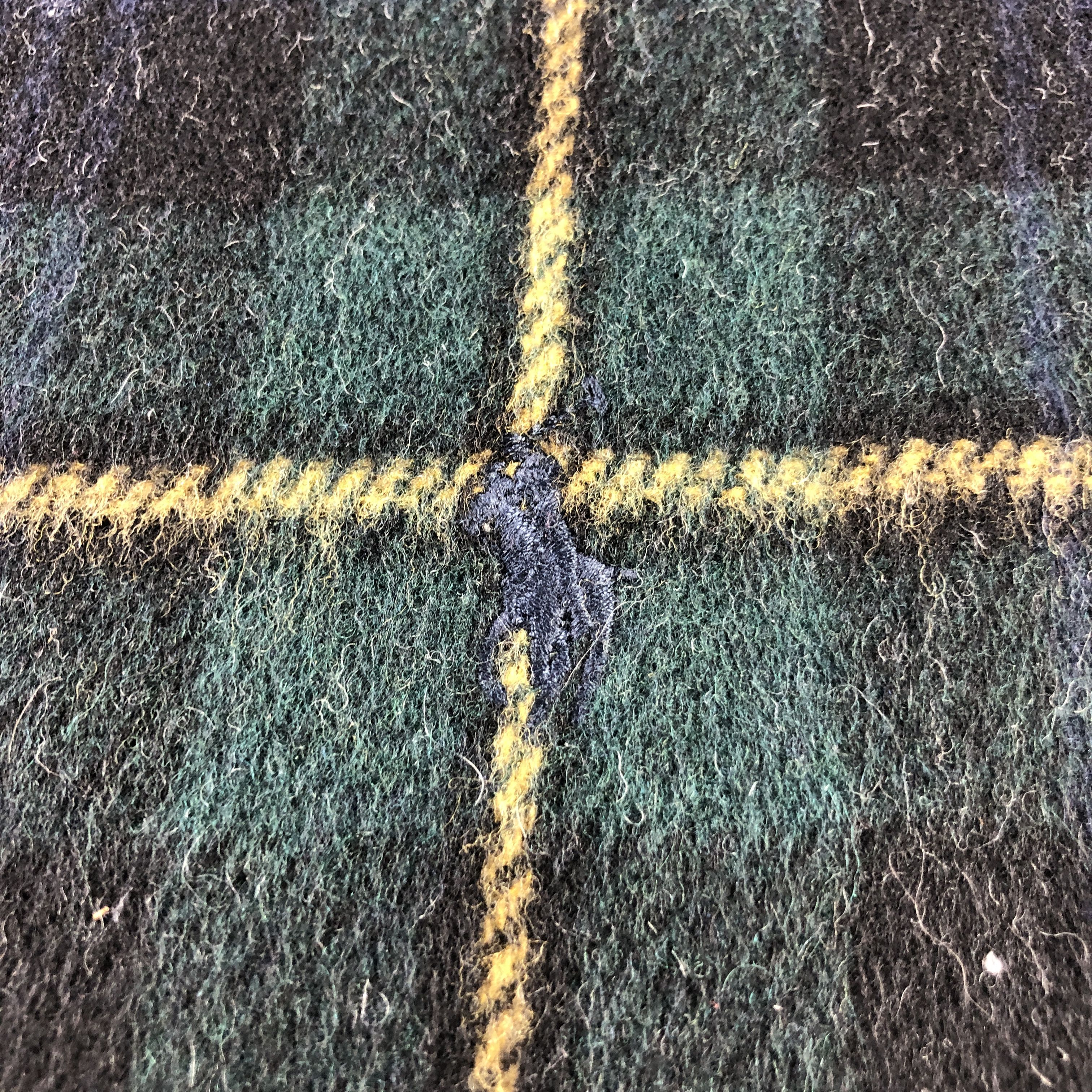 Polo Ralph Lauren Polo Ralph Lauren Tartan Wool Scarf Muffler V2930 Size ONE SIZE - 4 Thumbnail