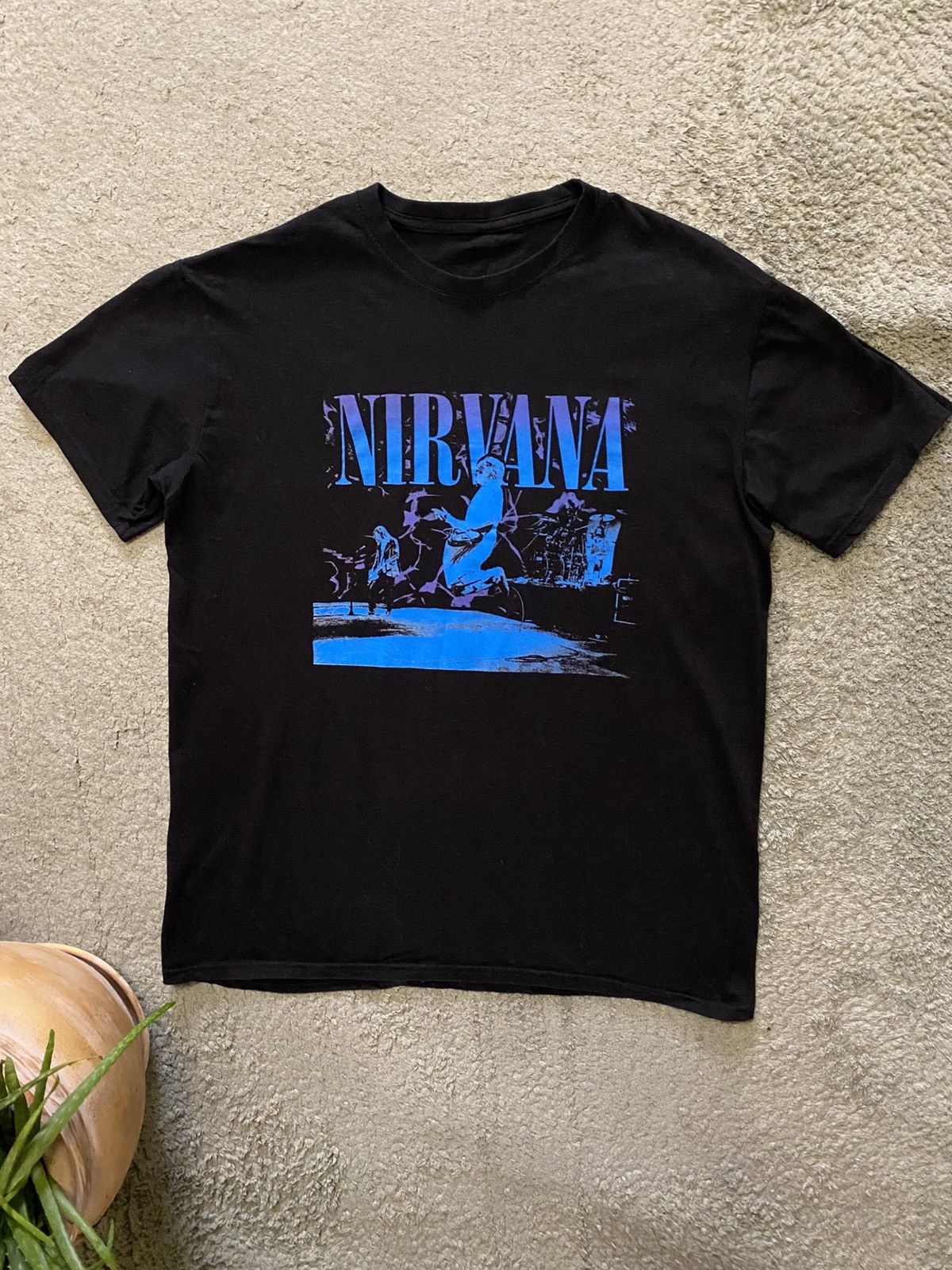 Band Tees × Nirvana Nirvana Y2K Band Oversize Tee S size Size US S / EU 44-46 / 1 - 2 Thumbnail