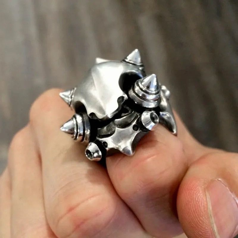 Jewelry Metal Alien Mecha Resizeable Rings Size ONE SIZE - 3 Thumbnail