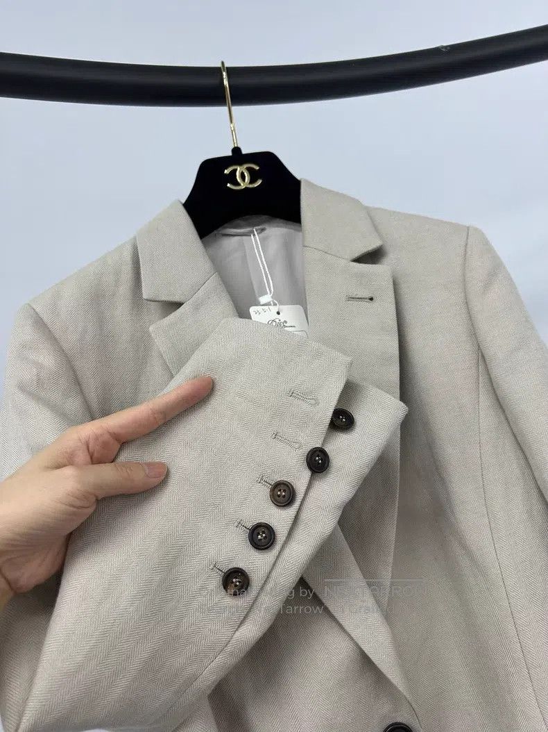 Brunello Cucinelli Brunello Cucinelli Belted blazer Size XS / US 0-2 / IT 36-38 - 4 Thumbnail