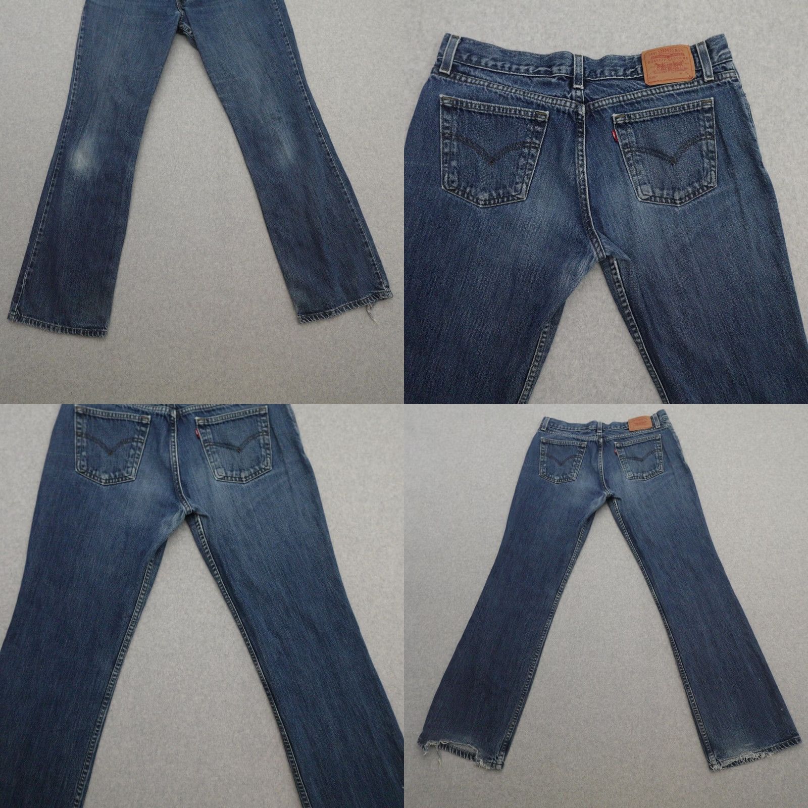 Levi's VINTAGE Levi's Jeans Women 13 (13X31) 518 Superlow Bootcut Blue Denim Junior Size 13 Womens Jeans Boots cutoff blue denim Size 34" / US 12 / IT 48 - 9 Thumbnail