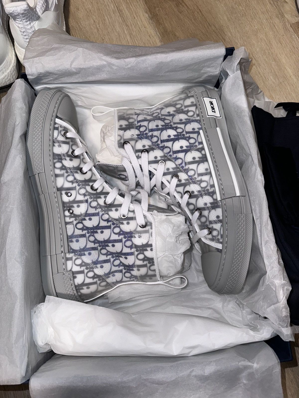 Dior Dior B23 High Oblique Blue/Grey Size US 11 / EU 44 - 1 Thumbnail